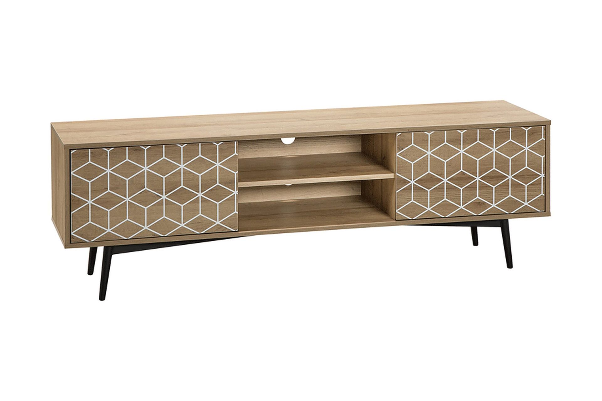 Dariana TV-B&auml;nk 160 cm - Tr&auml;/Natur