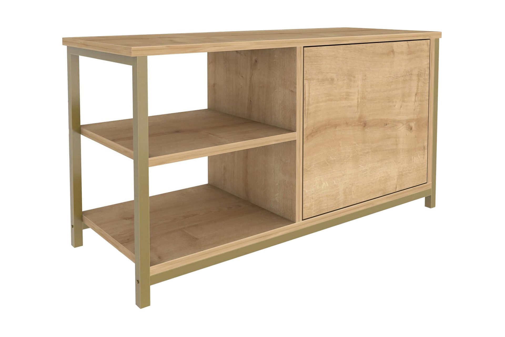 desgrar tv-bänk 89,6x50,8 cm - guld