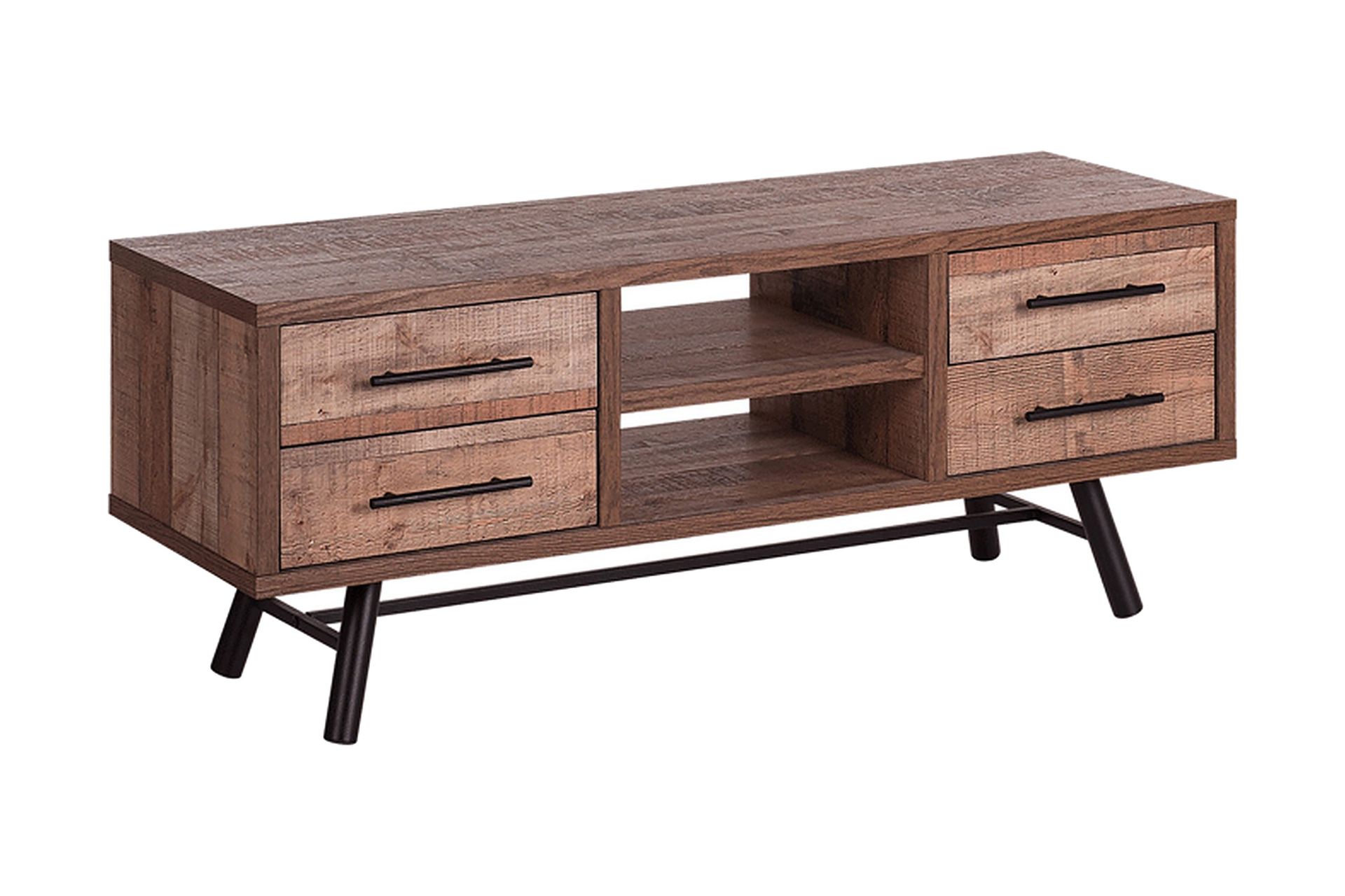 illari tv-bänk 127 cm - trä/natur