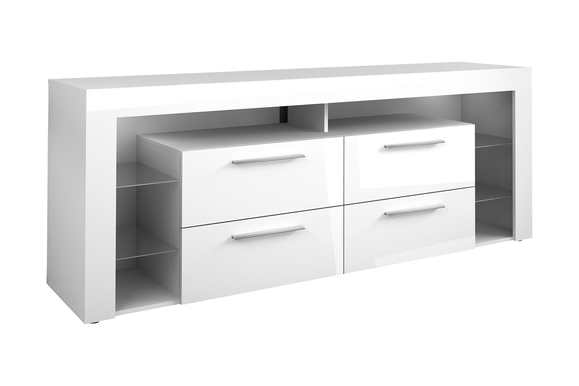 Jernae TV-B&auml;nk 180 cm - Vit