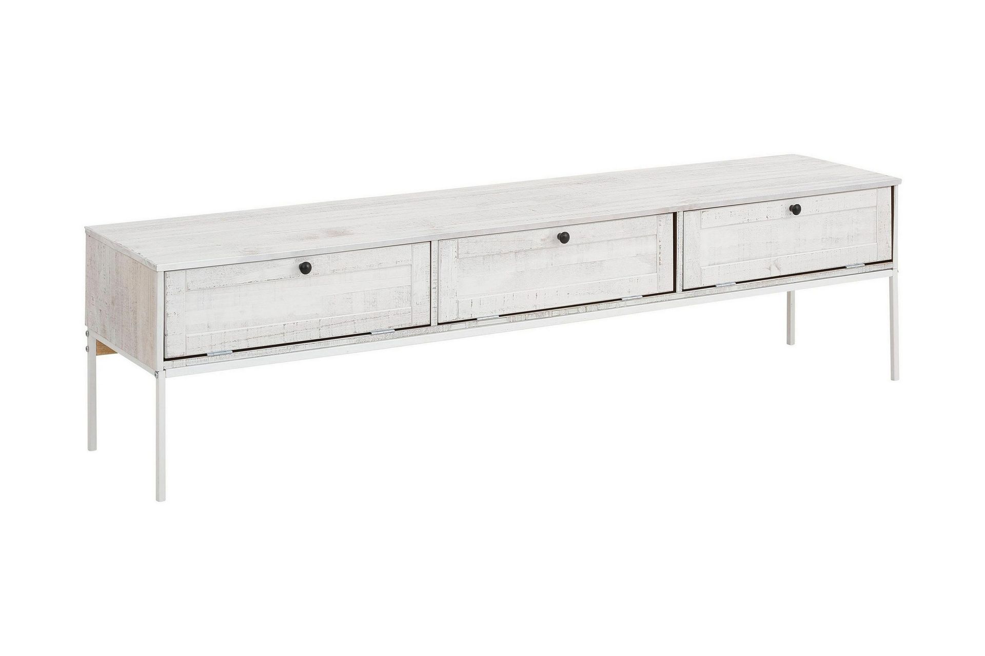 munira tv-bänk 175 cm - beige/vit