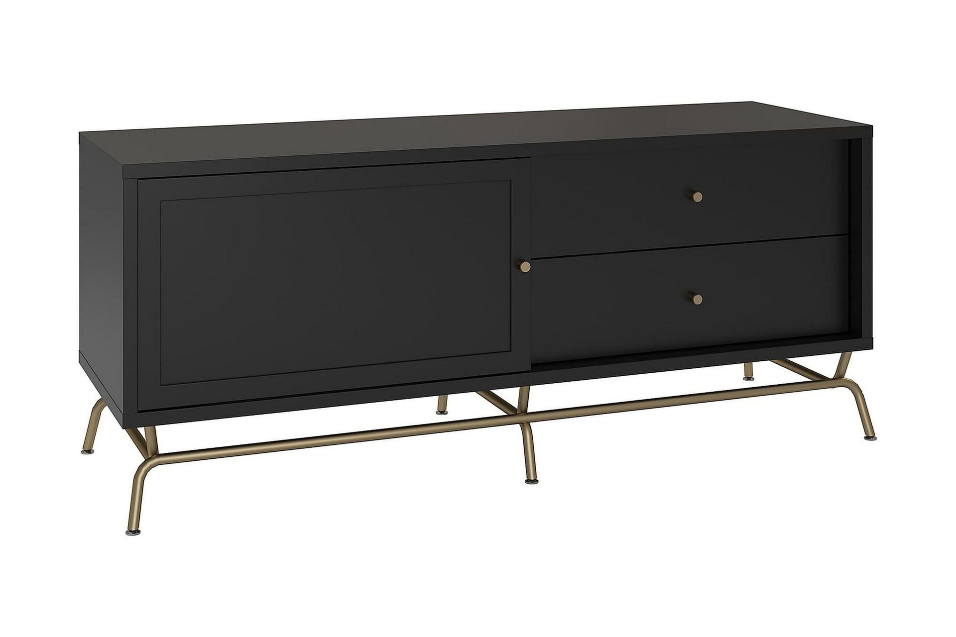Nova TV-b&auml;nk 150x50 cm Svart -