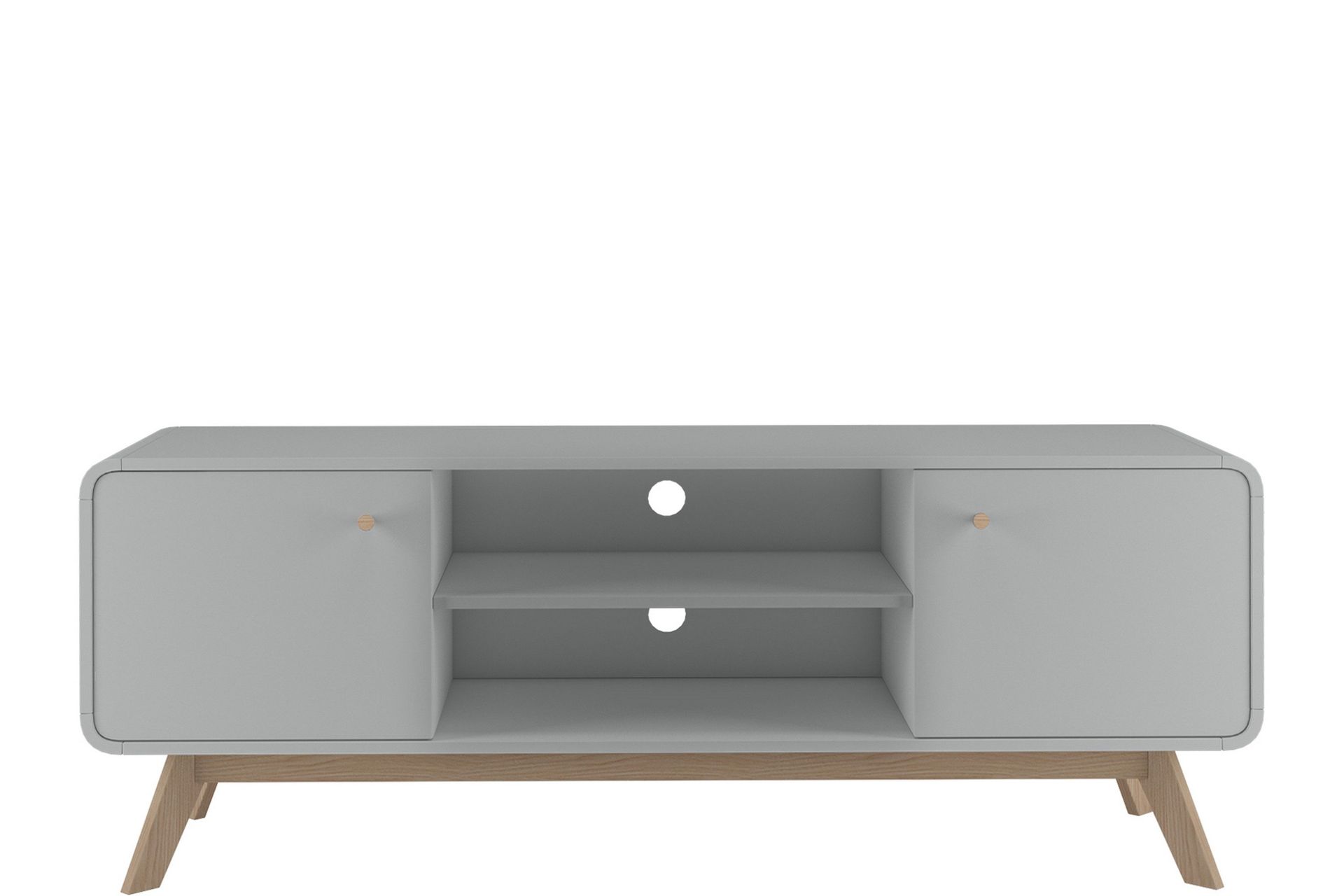 Olivet Tv-b&auml;nk 140 cm - Gr&aring;