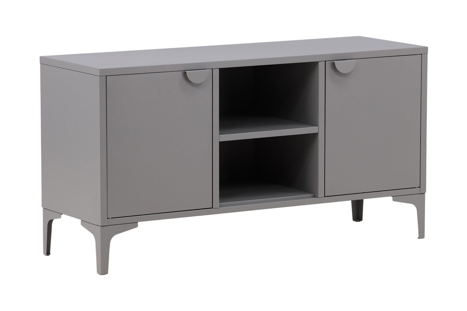 piring tv-bänk 120x40x63 cm - ljusgrå