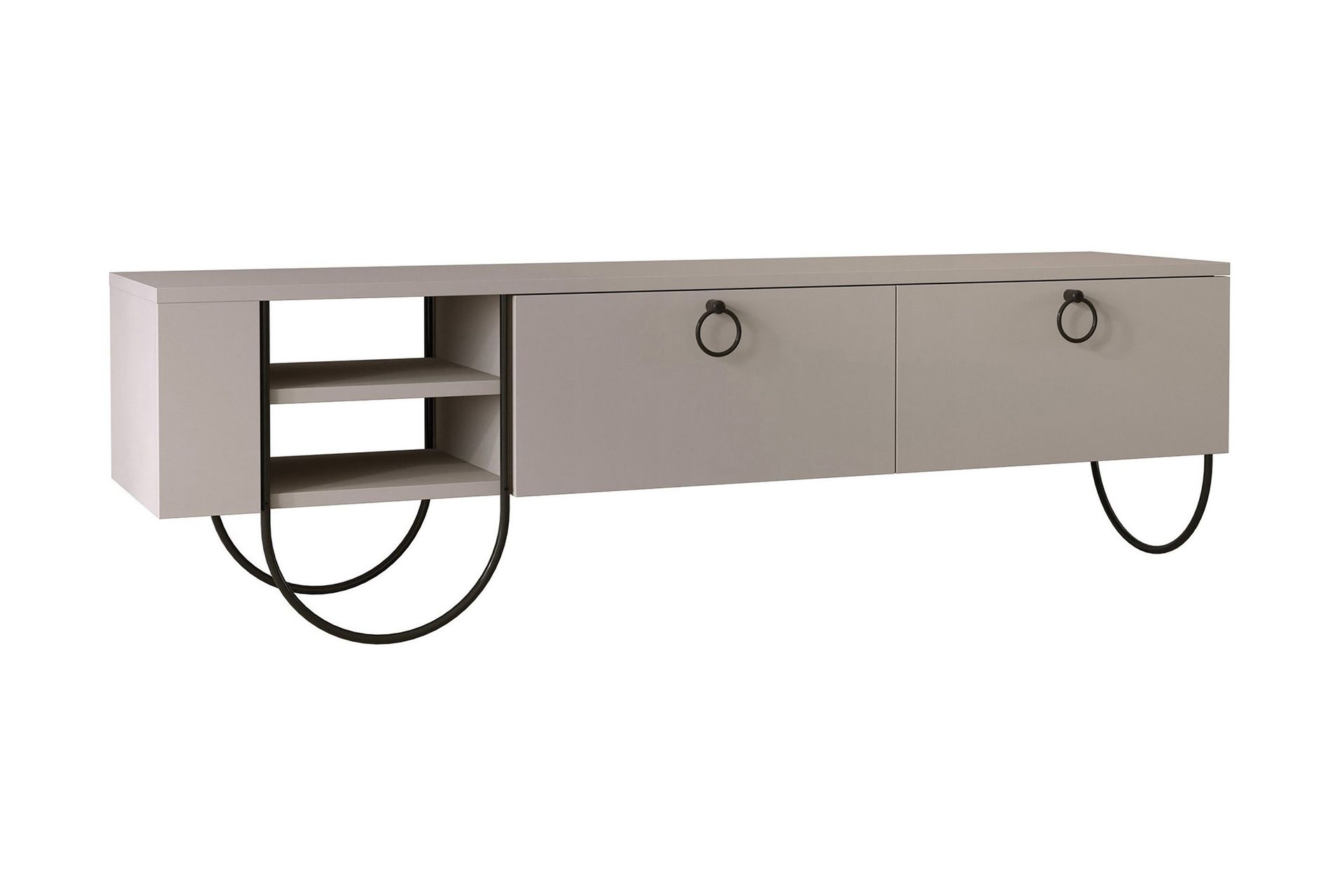 Riskalen TV-b&auml;nk 150 cm - Gr&aring;