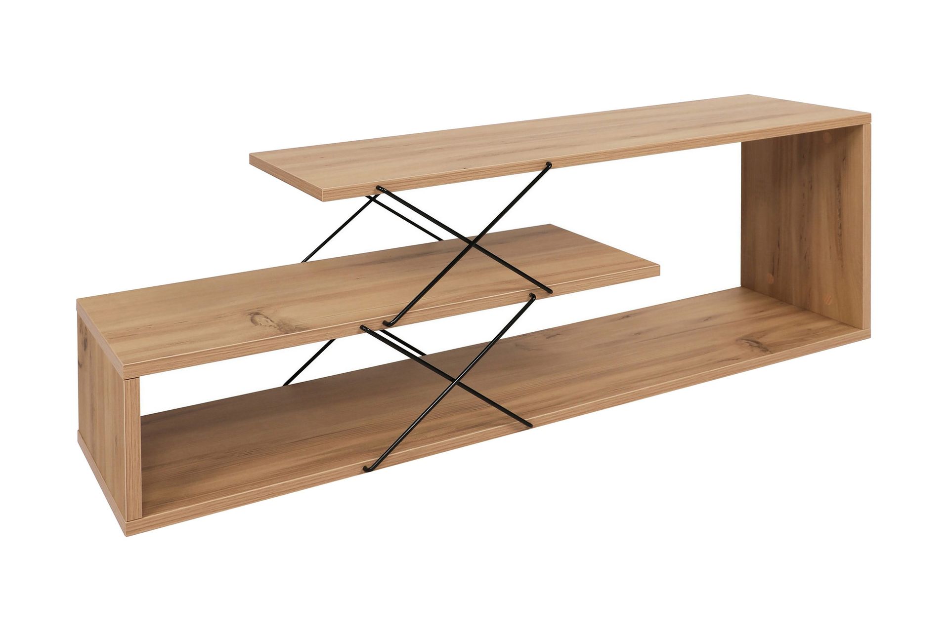 riyana tv-bänk 120 cm - natur