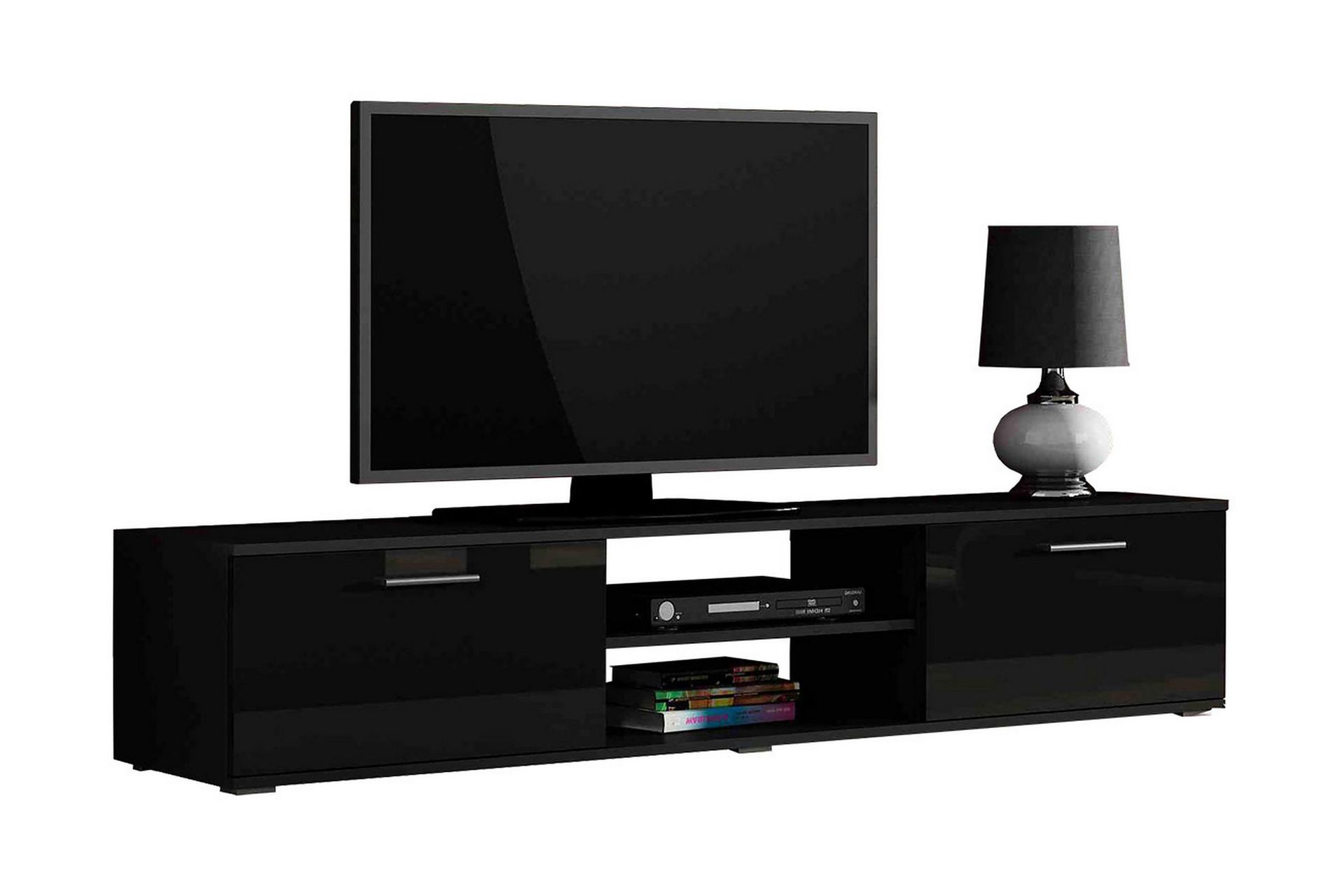Ruskelsby TV-b&auml;nk 180 cm NO_BRAND Black -