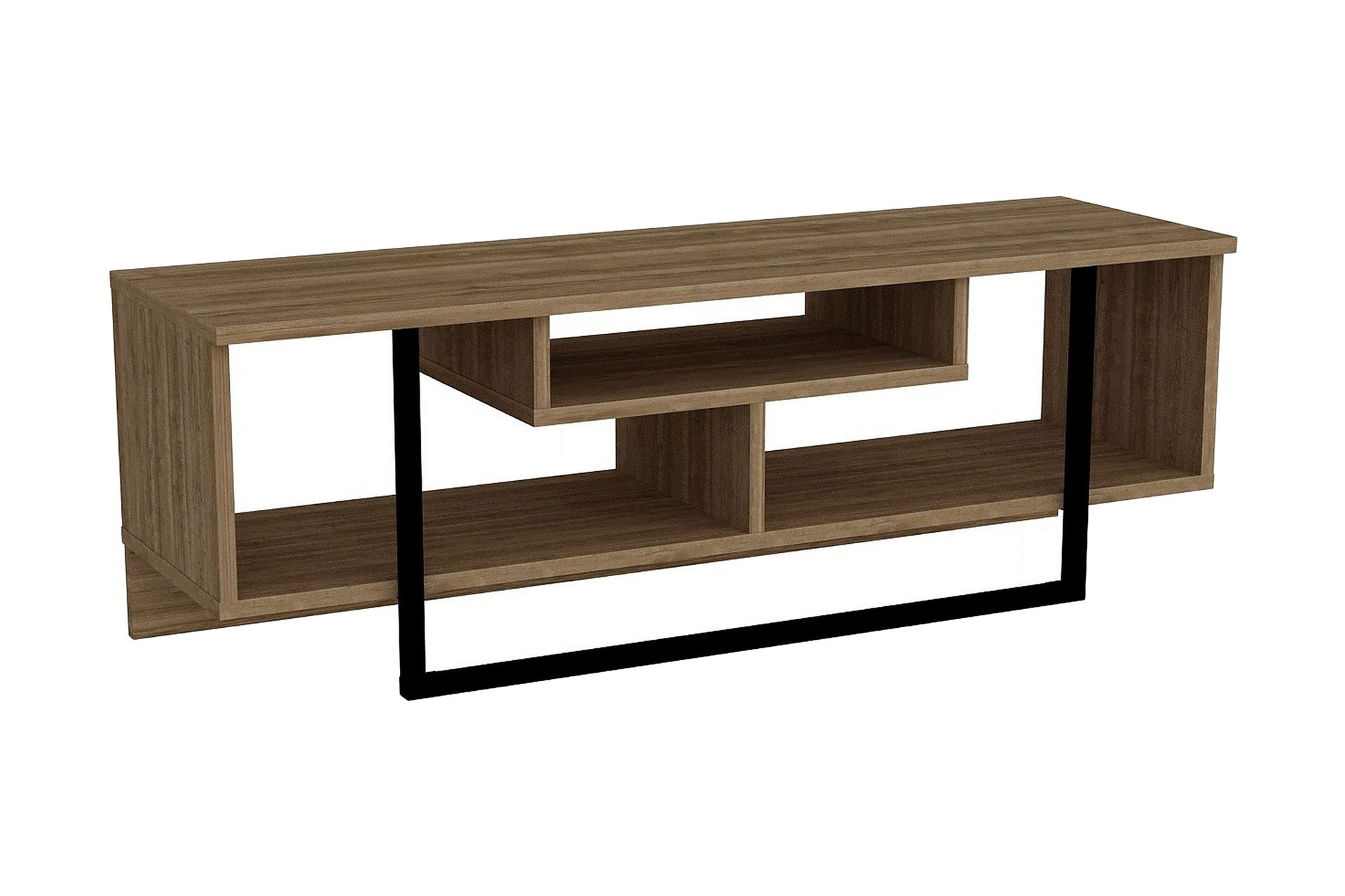 Sholly TV-B&auml;nk 119 cm - Valn&ouml;tSvart