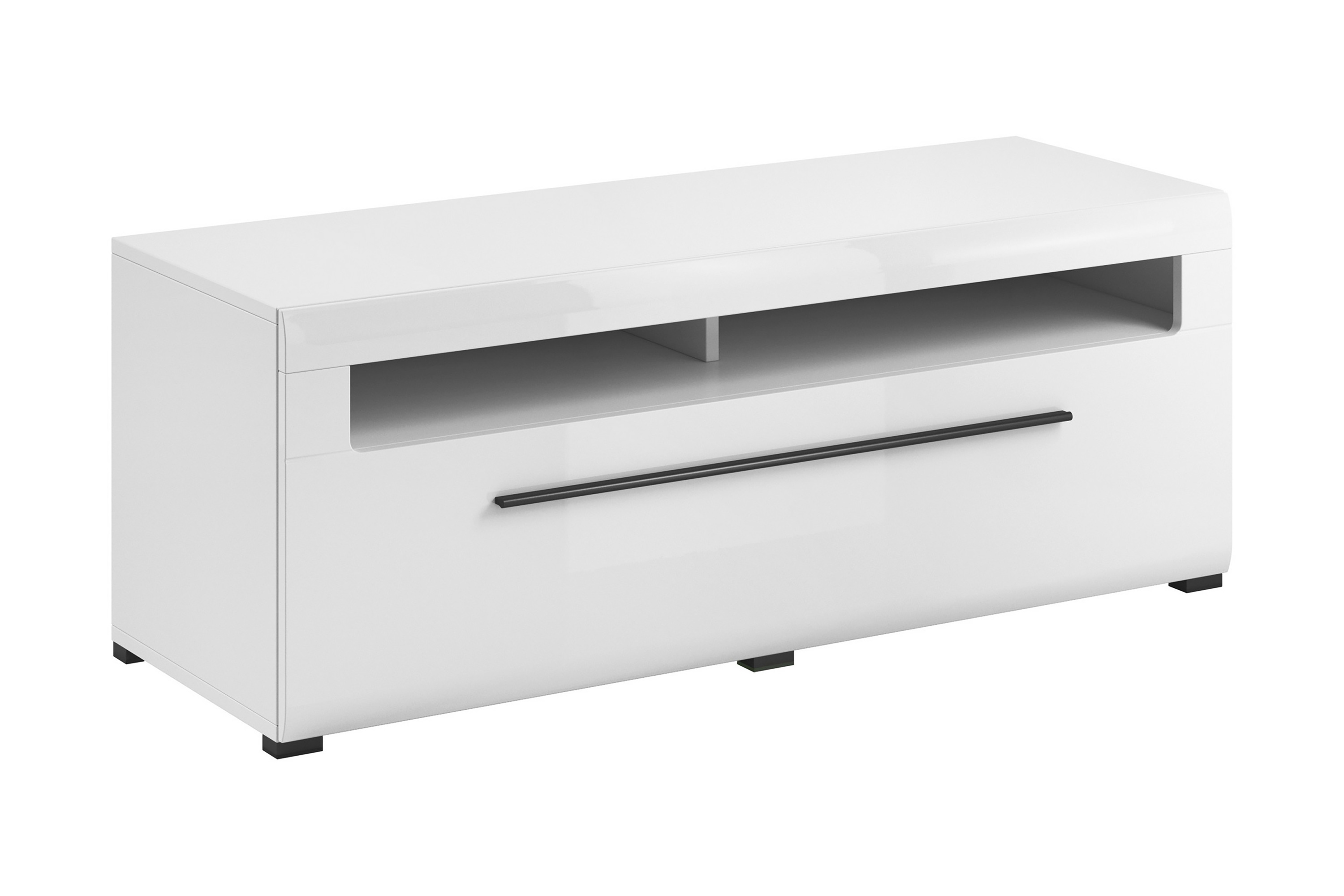 TV-bänk Albertie 160 cm Vit
