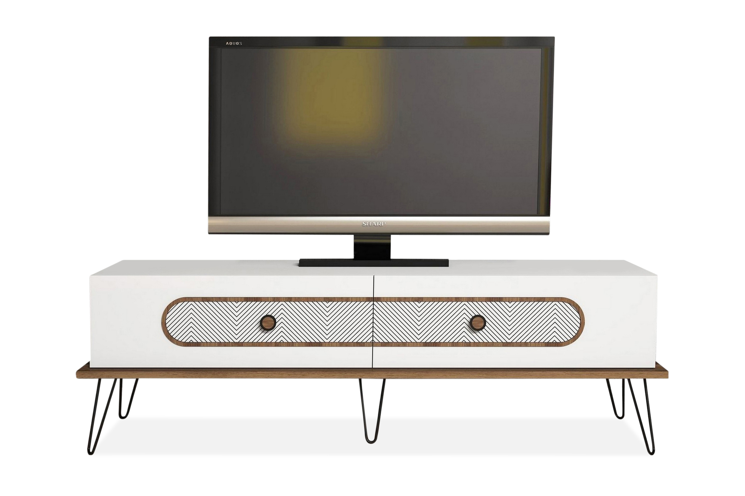 TV-Bänk Amtorp 145 cm Vit