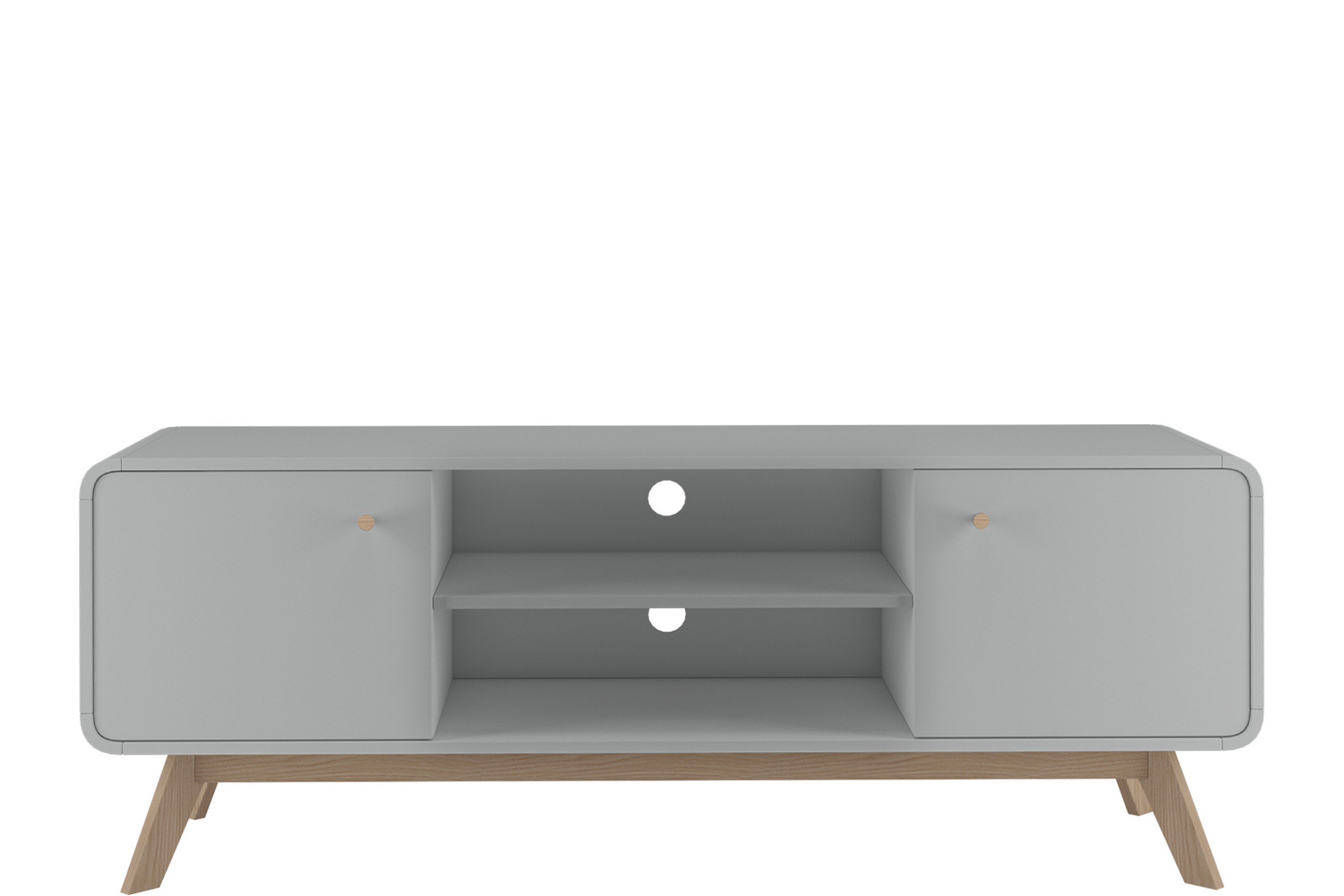 tv-bänk caitlyn 140 cm - grå