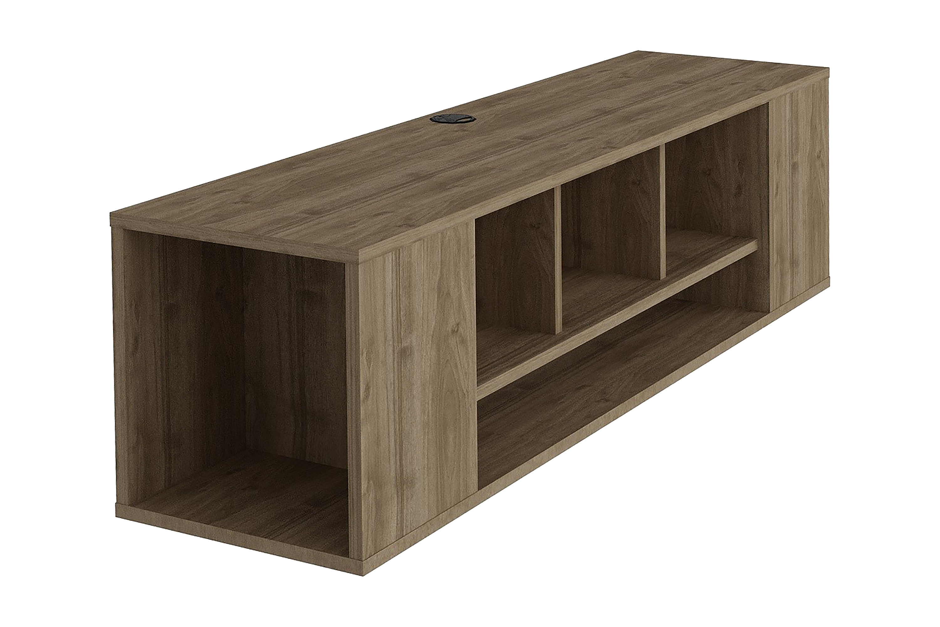 tv-bänk dimbo 135 cm - brun