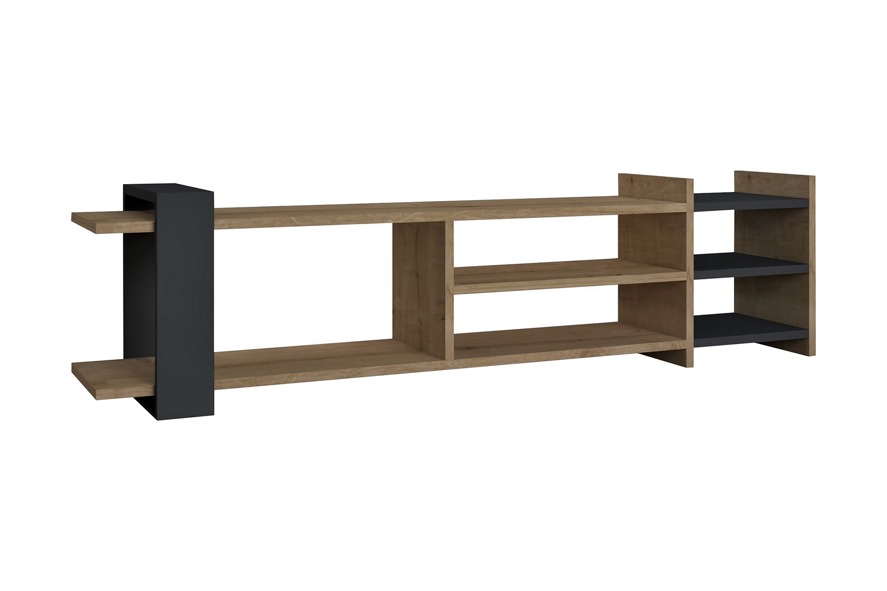 tv-bänk elistia 154 cm - blå/antracit