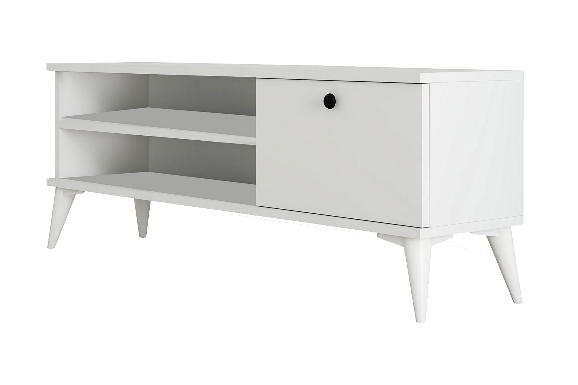 tv-bänk herston 120 cm - vit