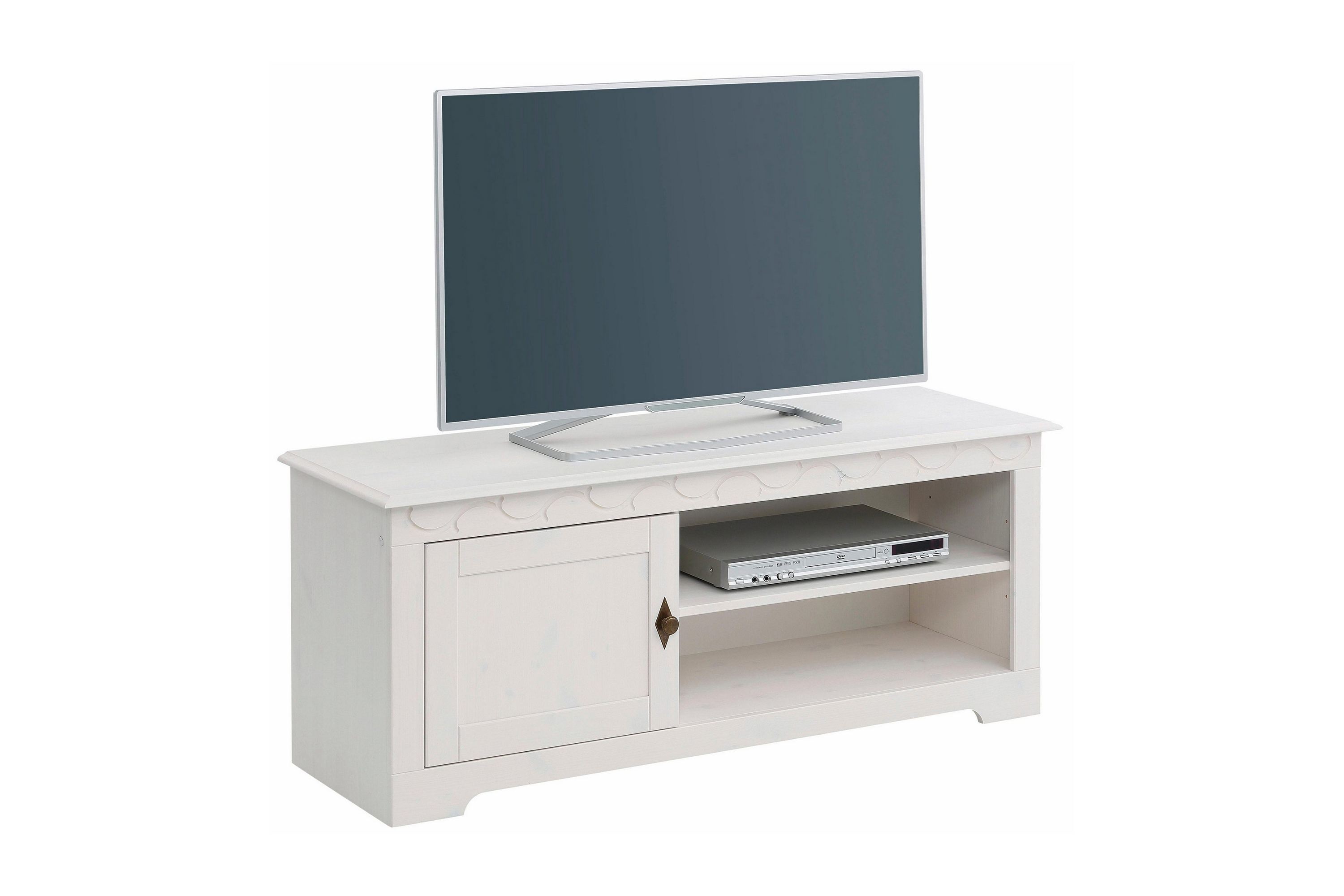 TV-bänk Larens 125 cm Vit