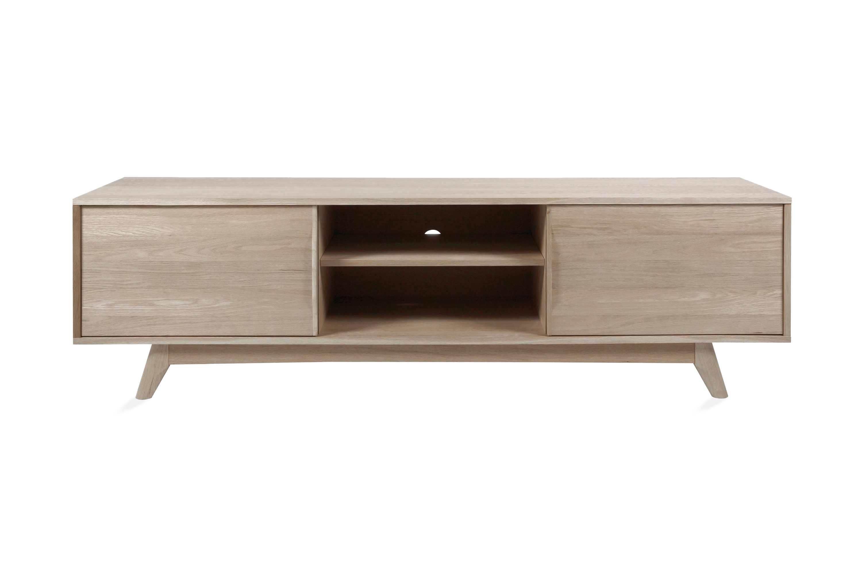 TV-bänk Marte 180 cm Vitpigmenterad
