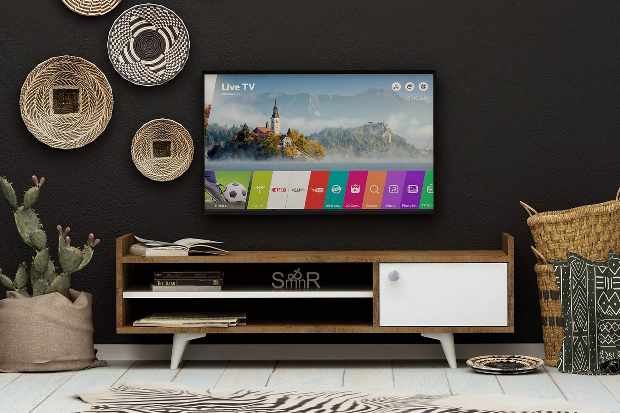Tv-bänk Naidaj 120 cm TräVit