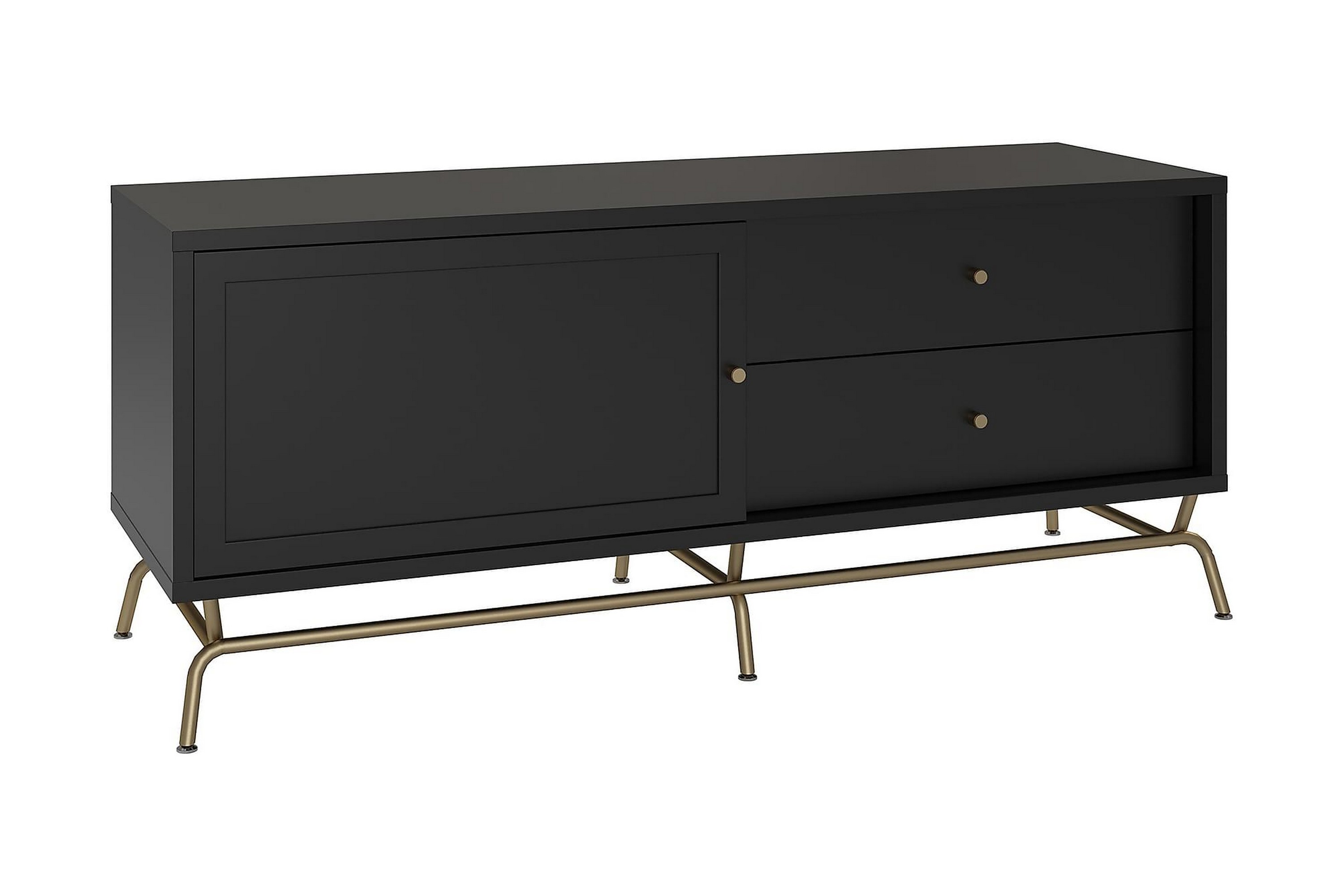 TV-bänk Nova 150x50 cm Svart CosmoLiving