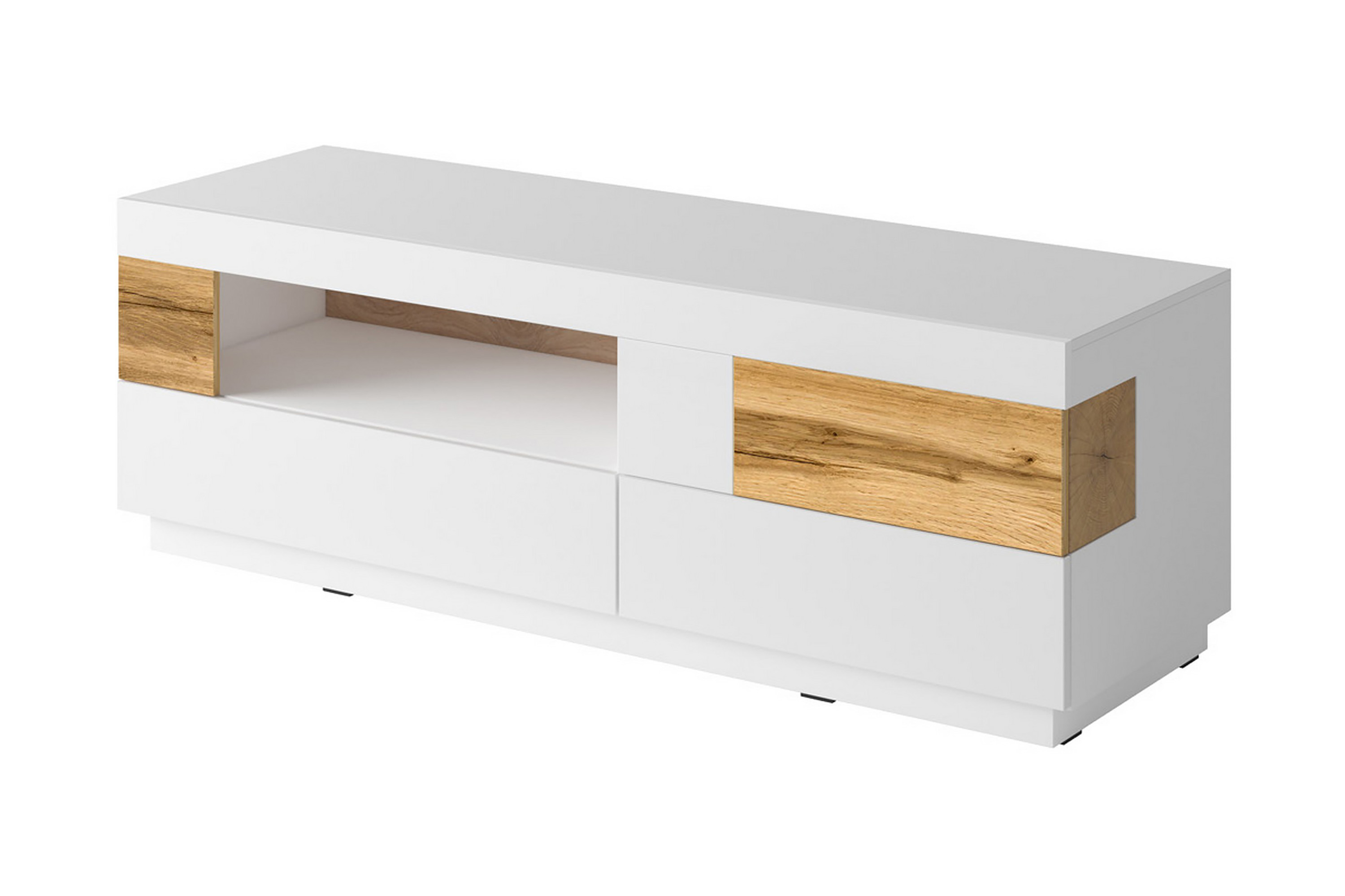 tv-bänk oppenheim 160 cm - vitträ