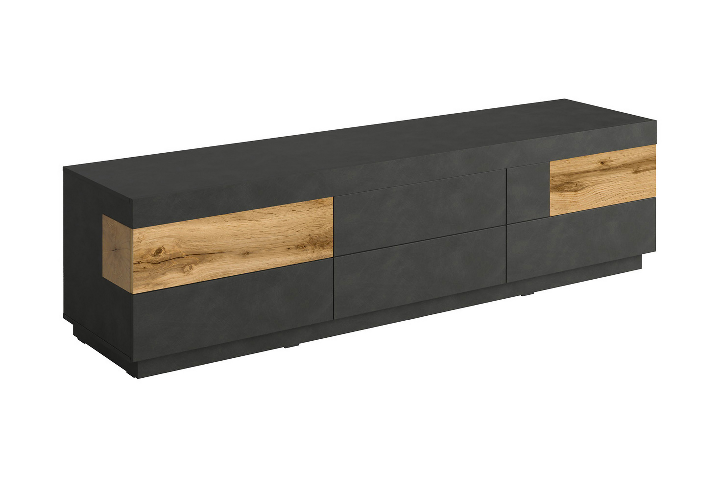 tv-bänk oppenheim 206 cm - trä