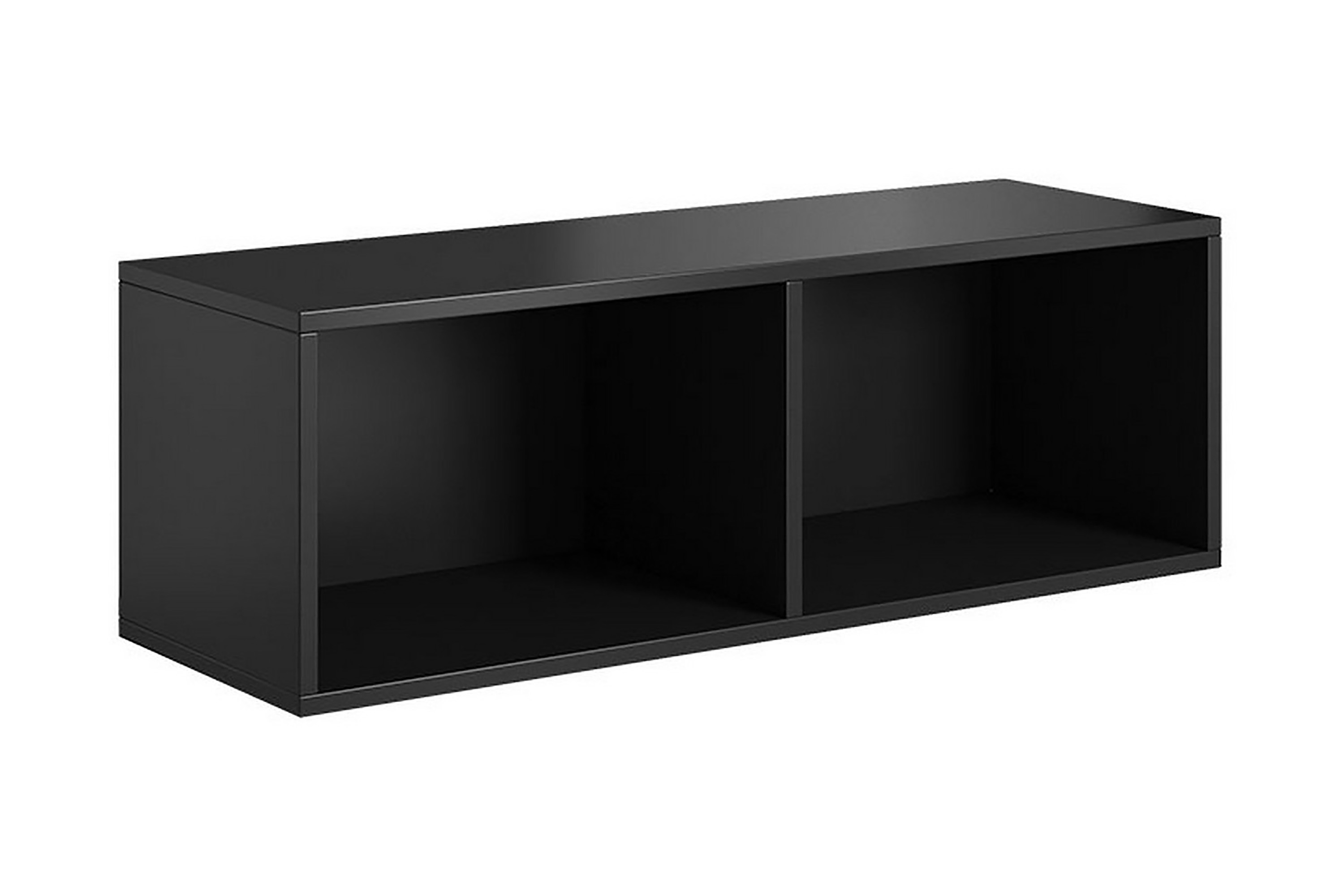 tv-bänk roco 112,5x39x37,5 cm - svart