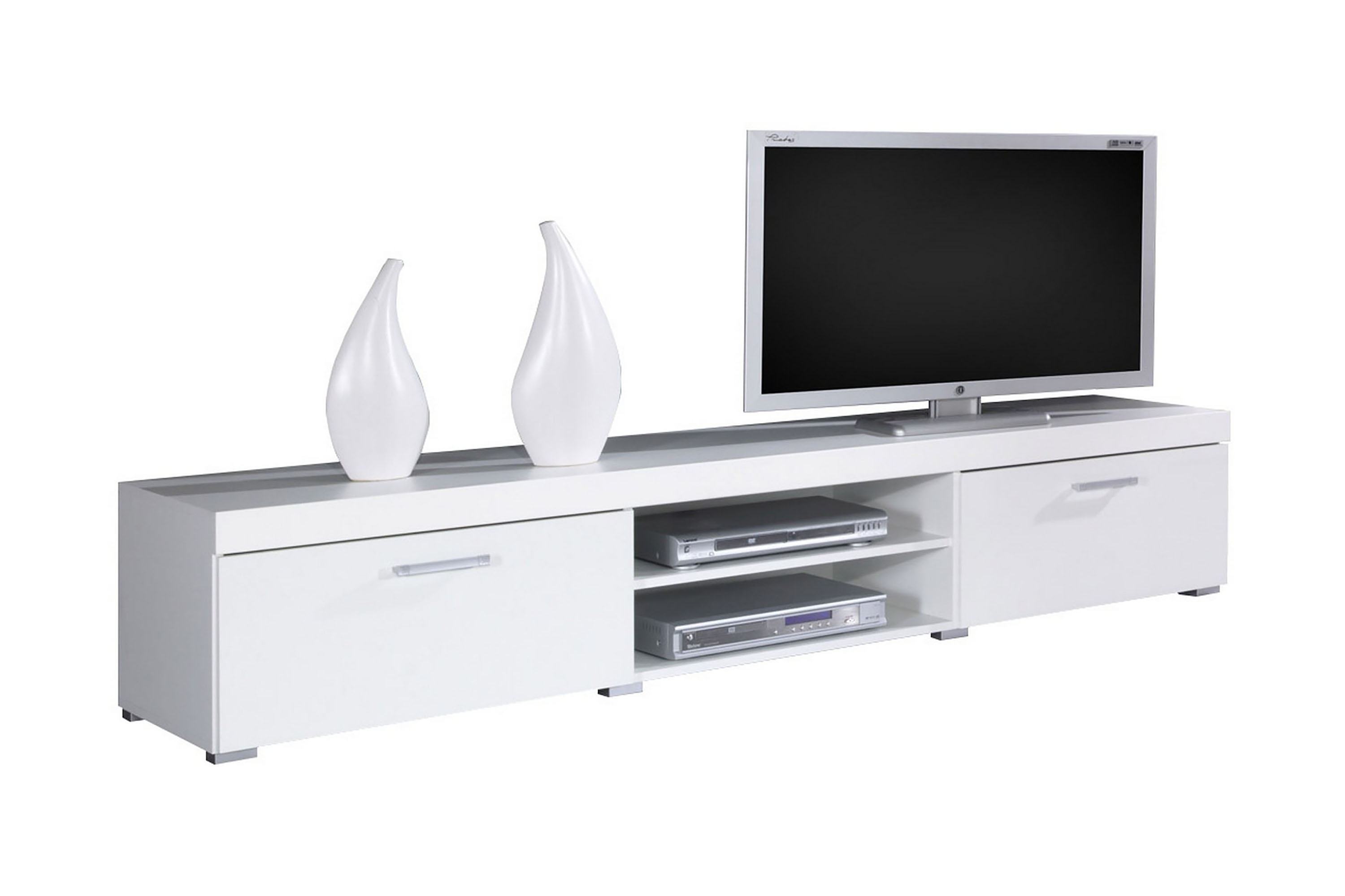 TV-bänk Samba 200x45x39 cm Vit