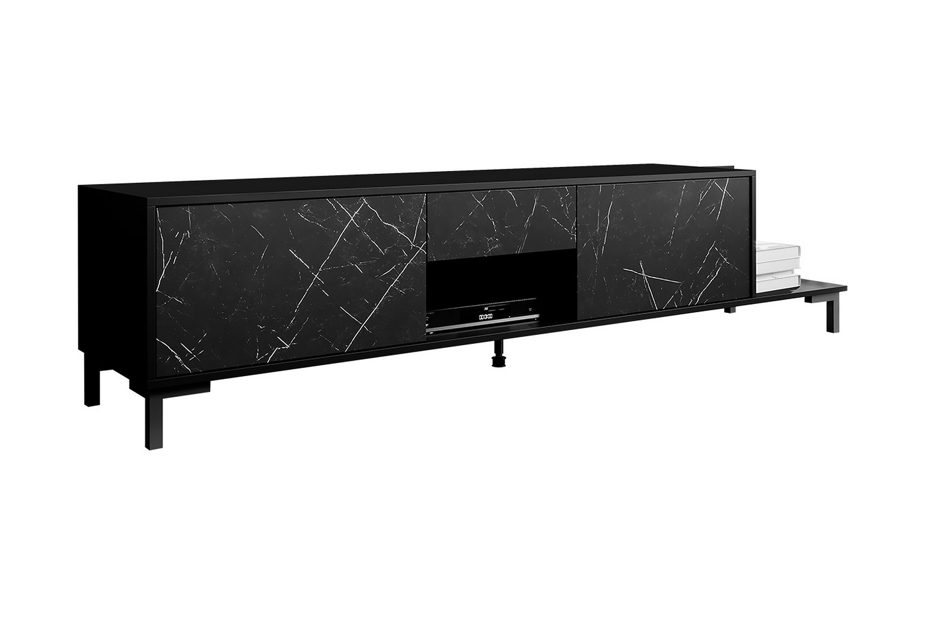 tv-bänk - svart