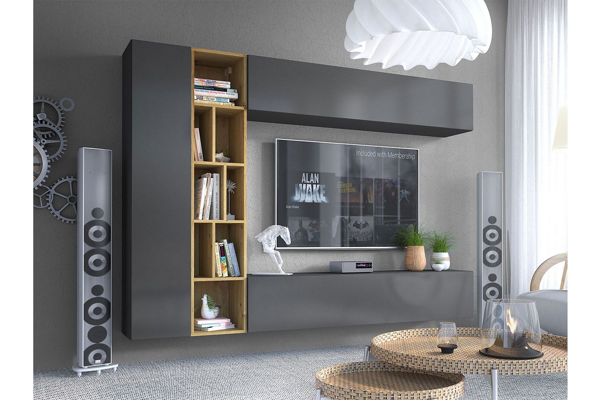 Tv-b&auml;nk - SvartEk