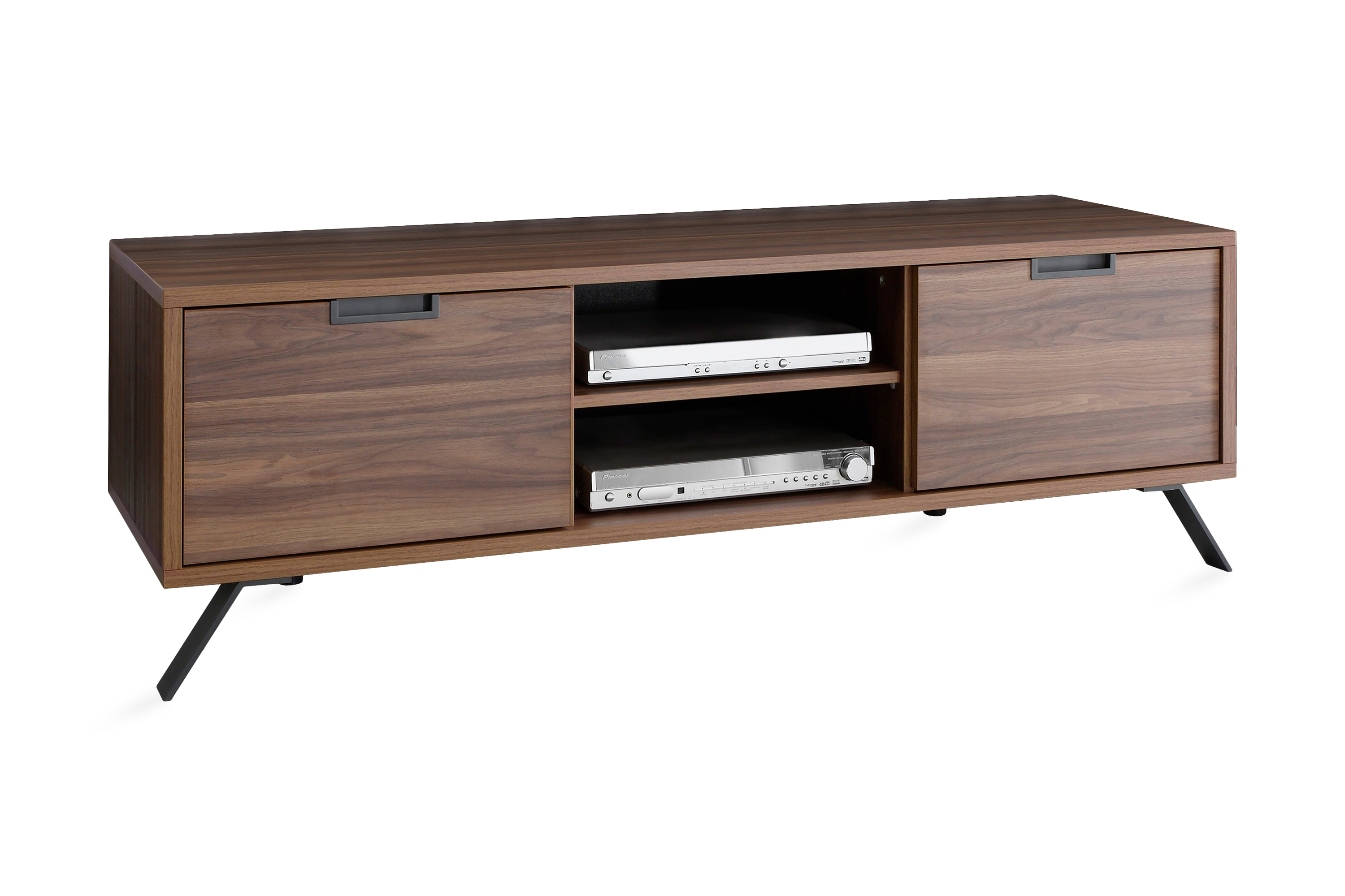 tv-bänk terreno 156 cm - mörkbrun