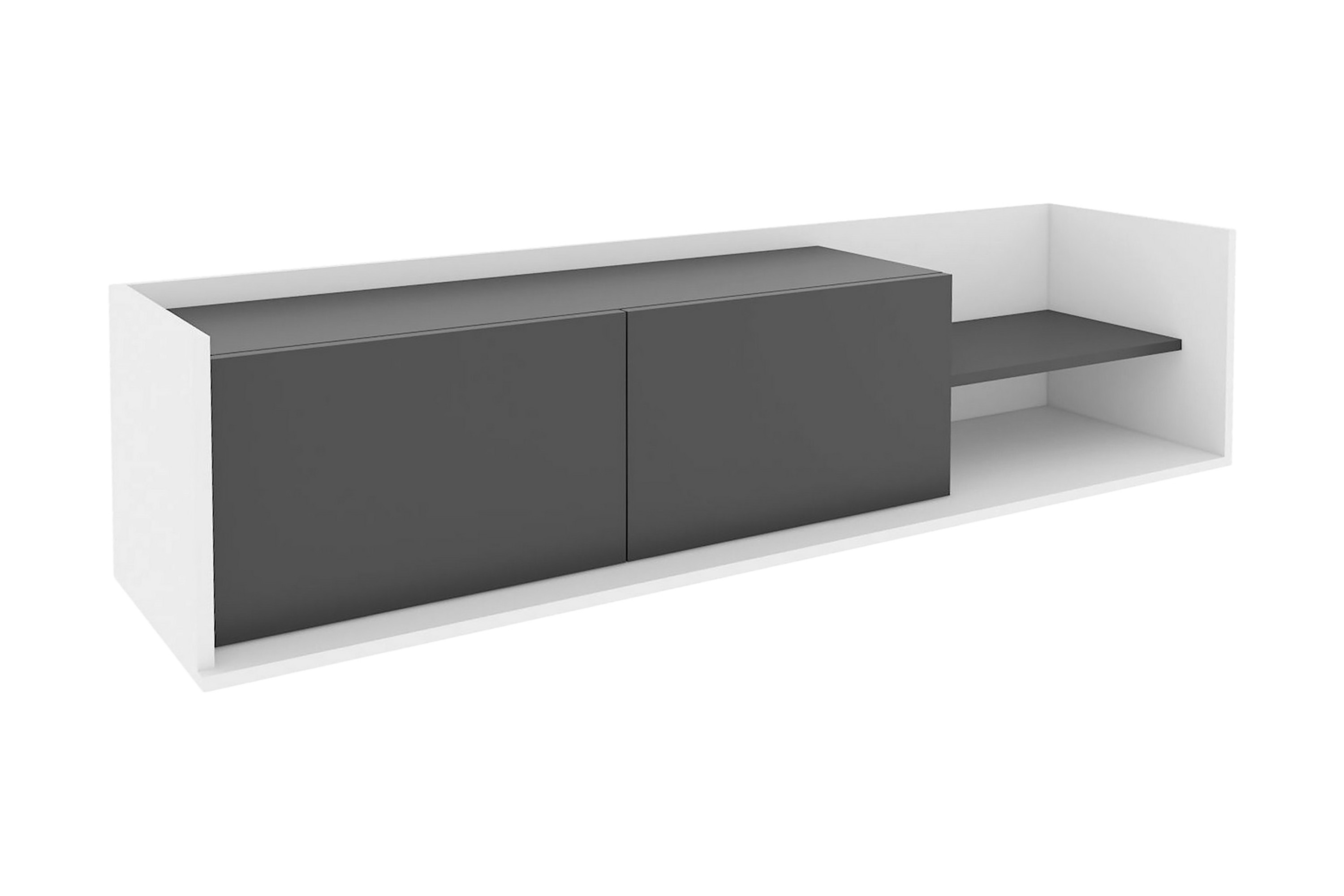 tv-bänk urgby 160x36,8 cm - vit