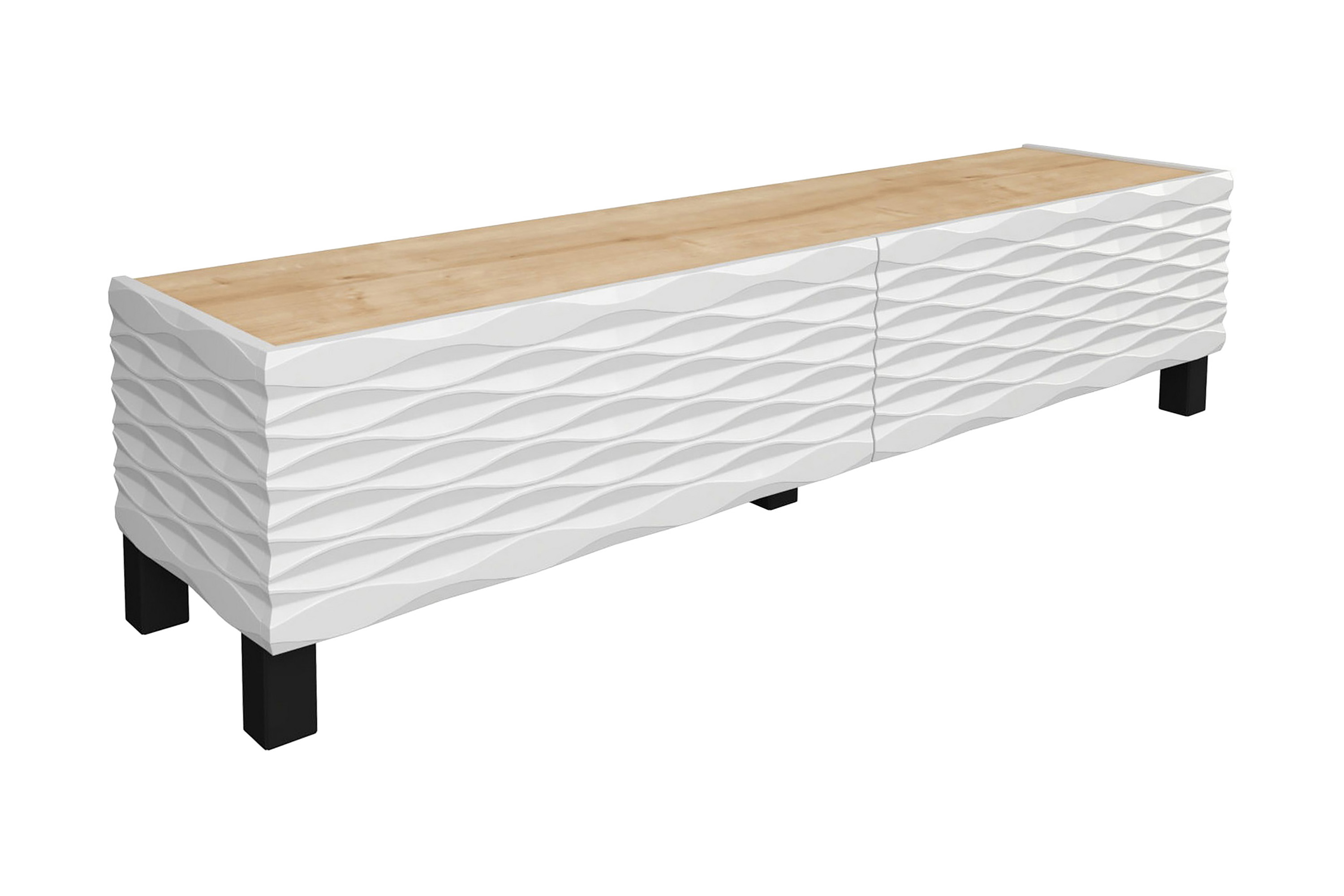 tv-bänk violaceae 149,2x38 cm - blå