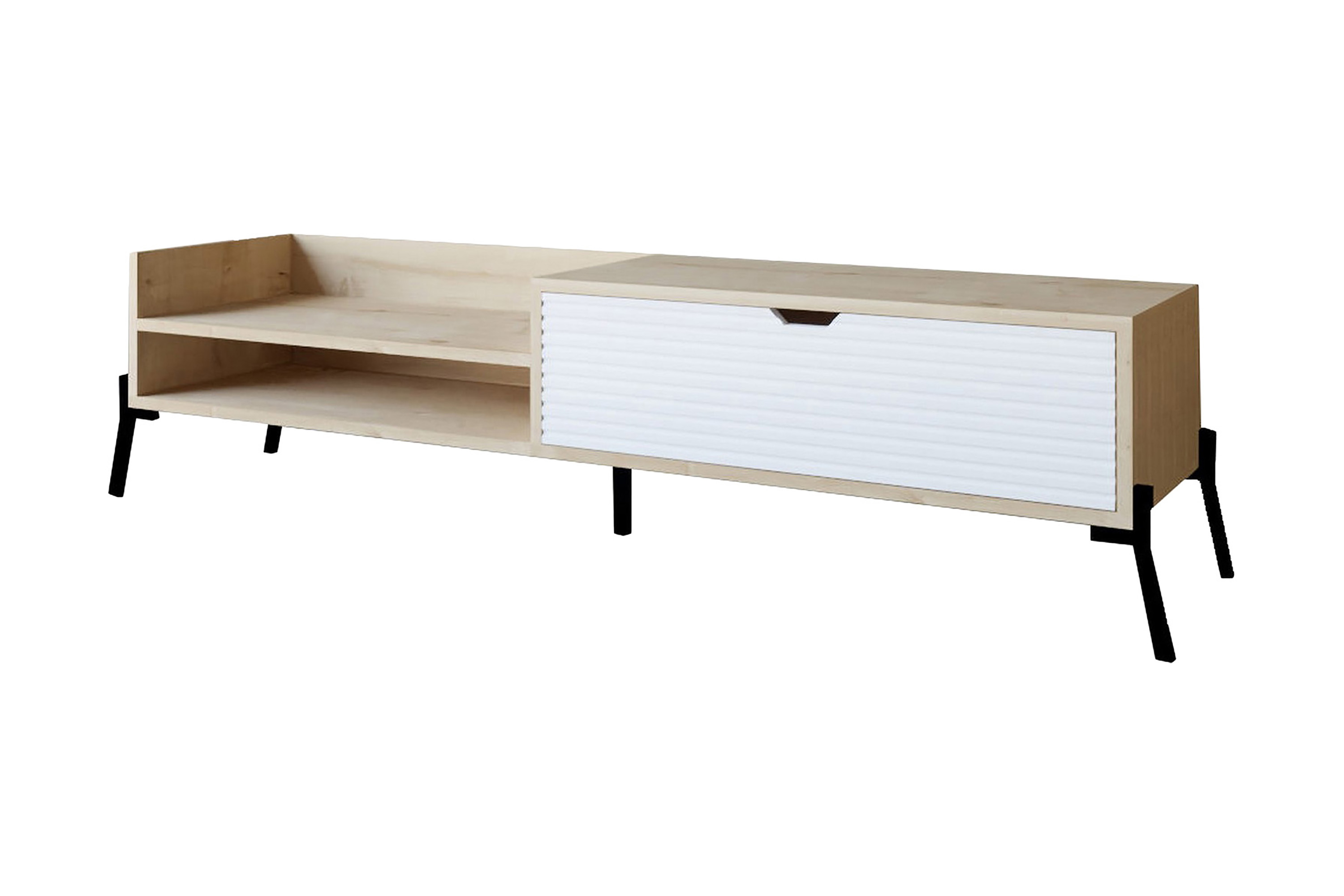 tv-bänk violaceae 160x36 cm - blå