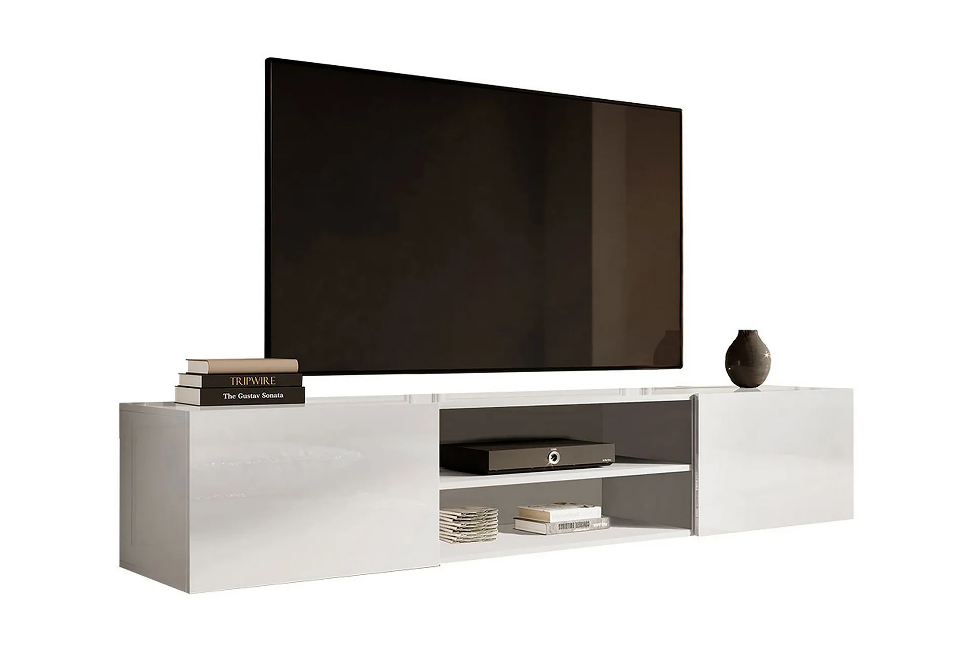 Tv-bänk - Vit