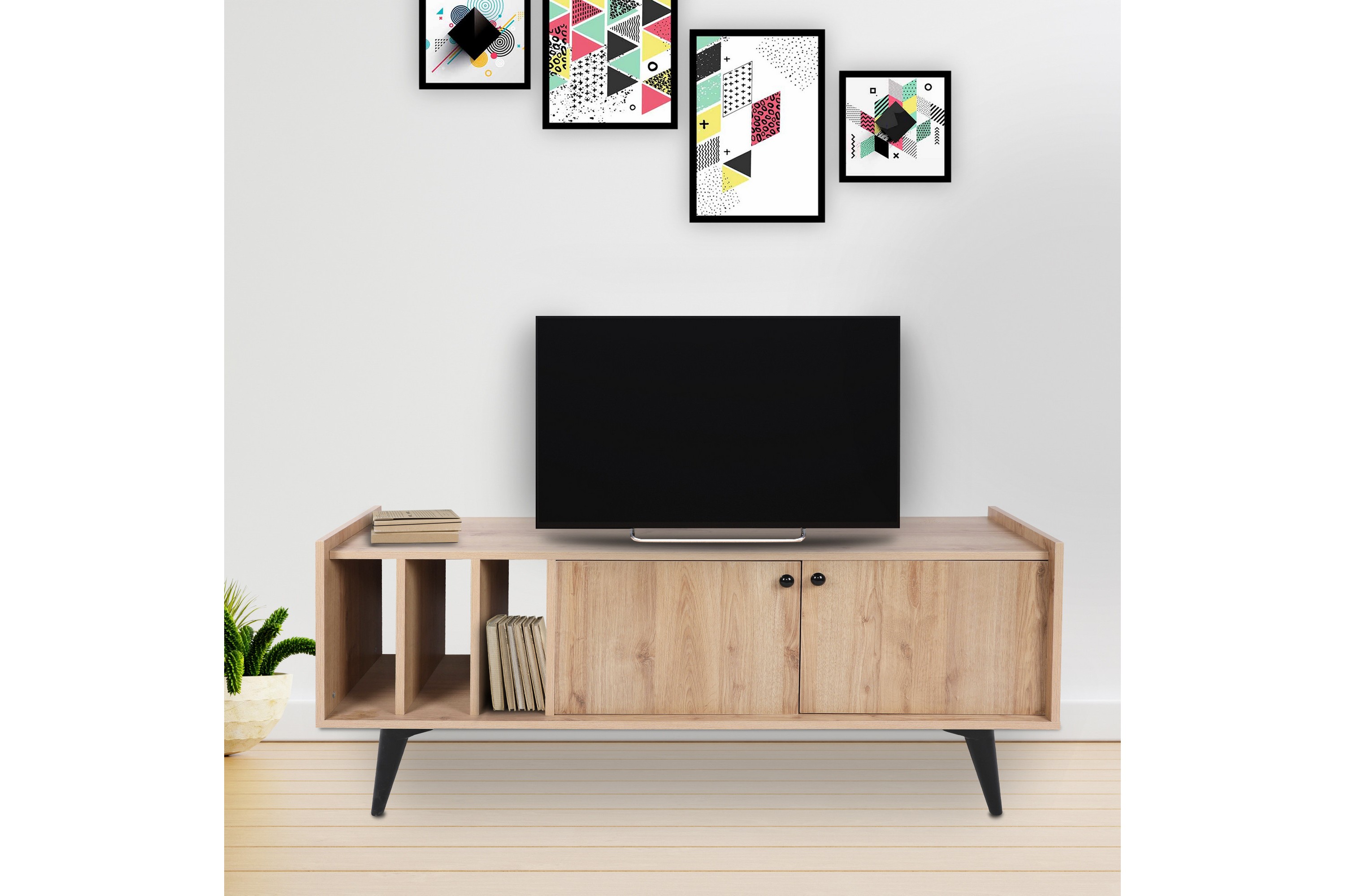 tv-bänk viyana 150 cm - natur