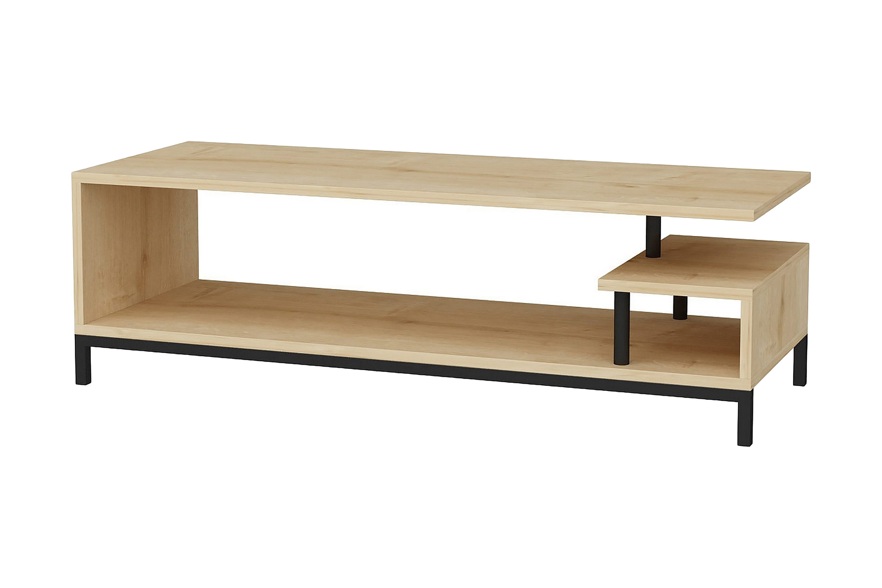 tv-bänk zakkum 120x37,6 cm - svart