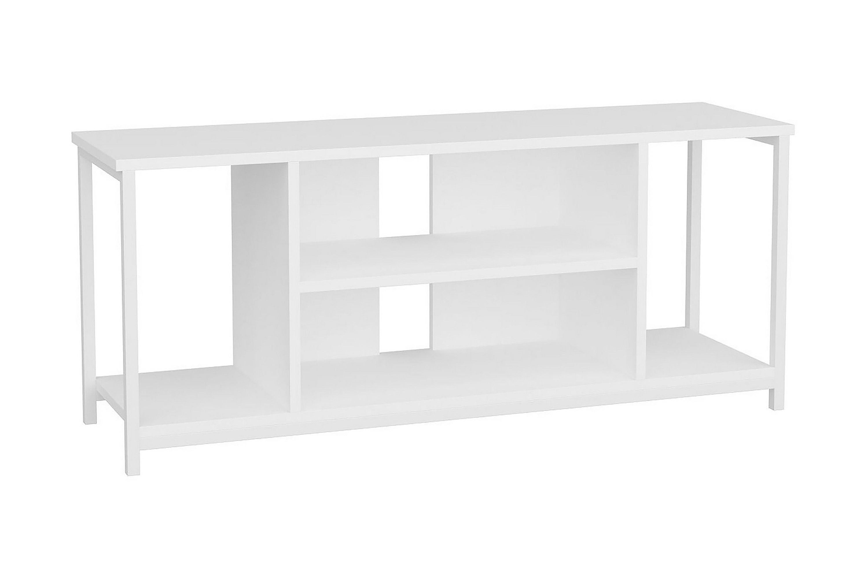 tv-bänk zakkum 120x50,8 cm - vit