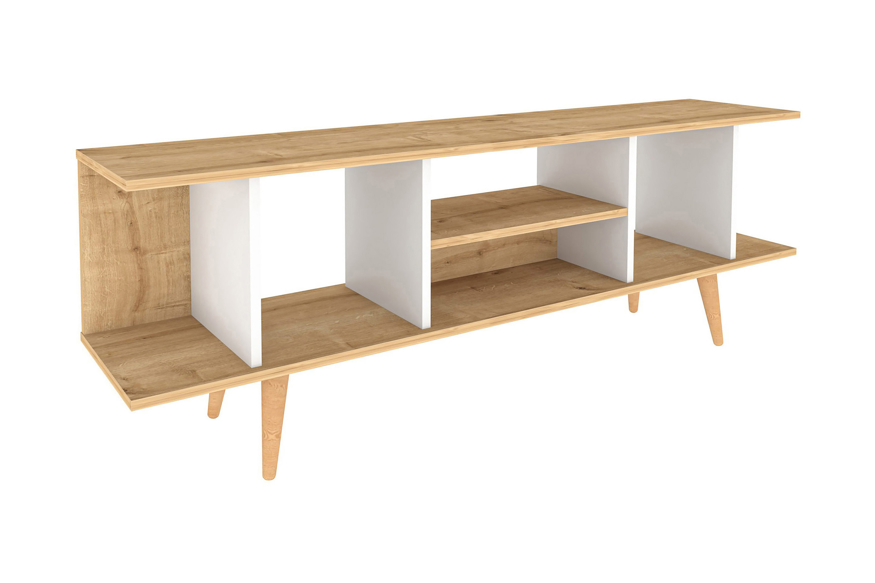 tv-bänk zakkum 160x38,6 cm - blå