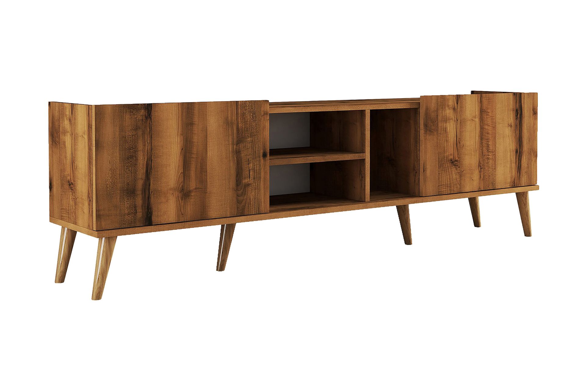 tv-bänk zakkum 180x52 cm - brun