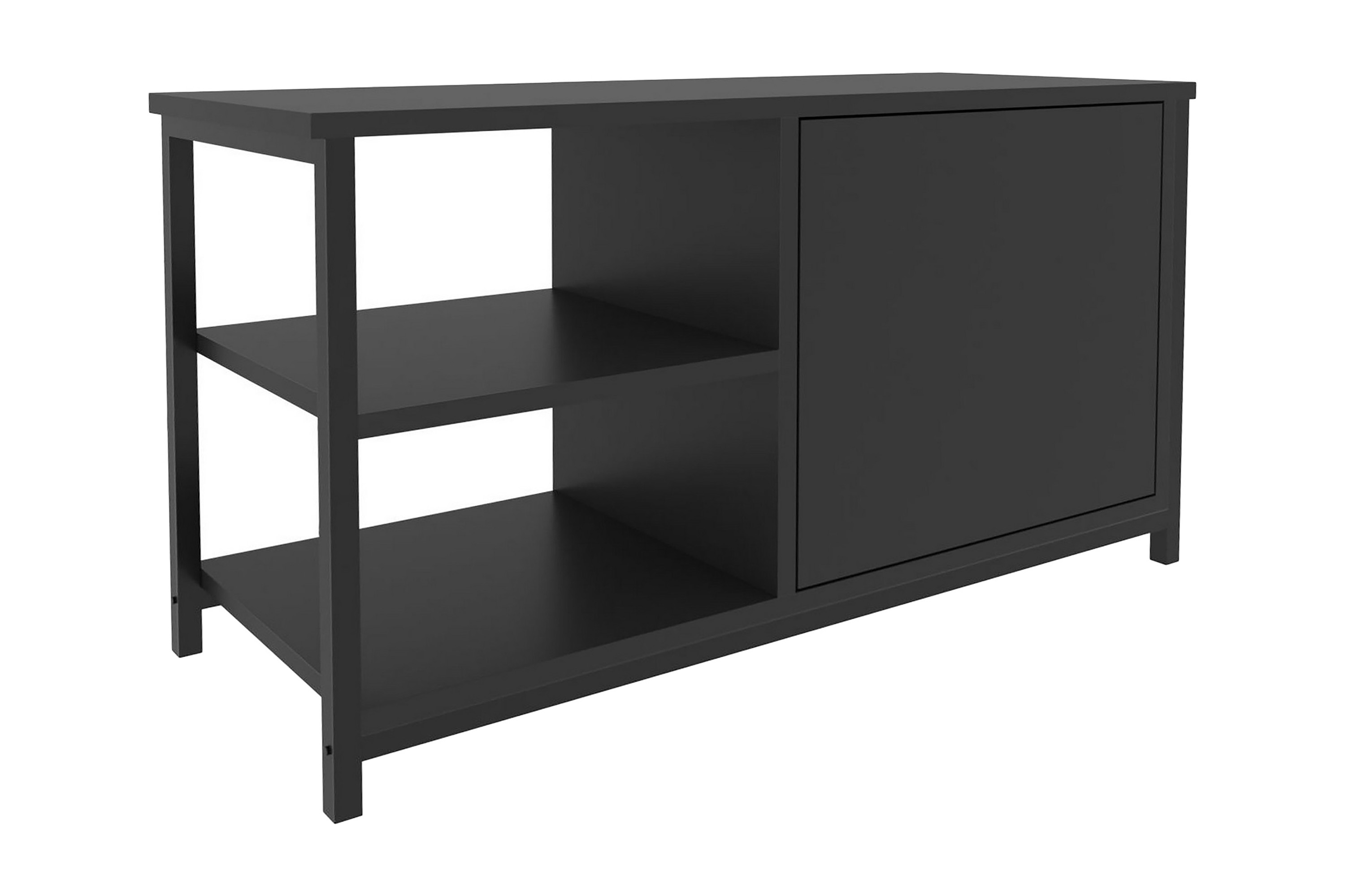 tv-bänk zakkum 89,6x50,8 cm - svart