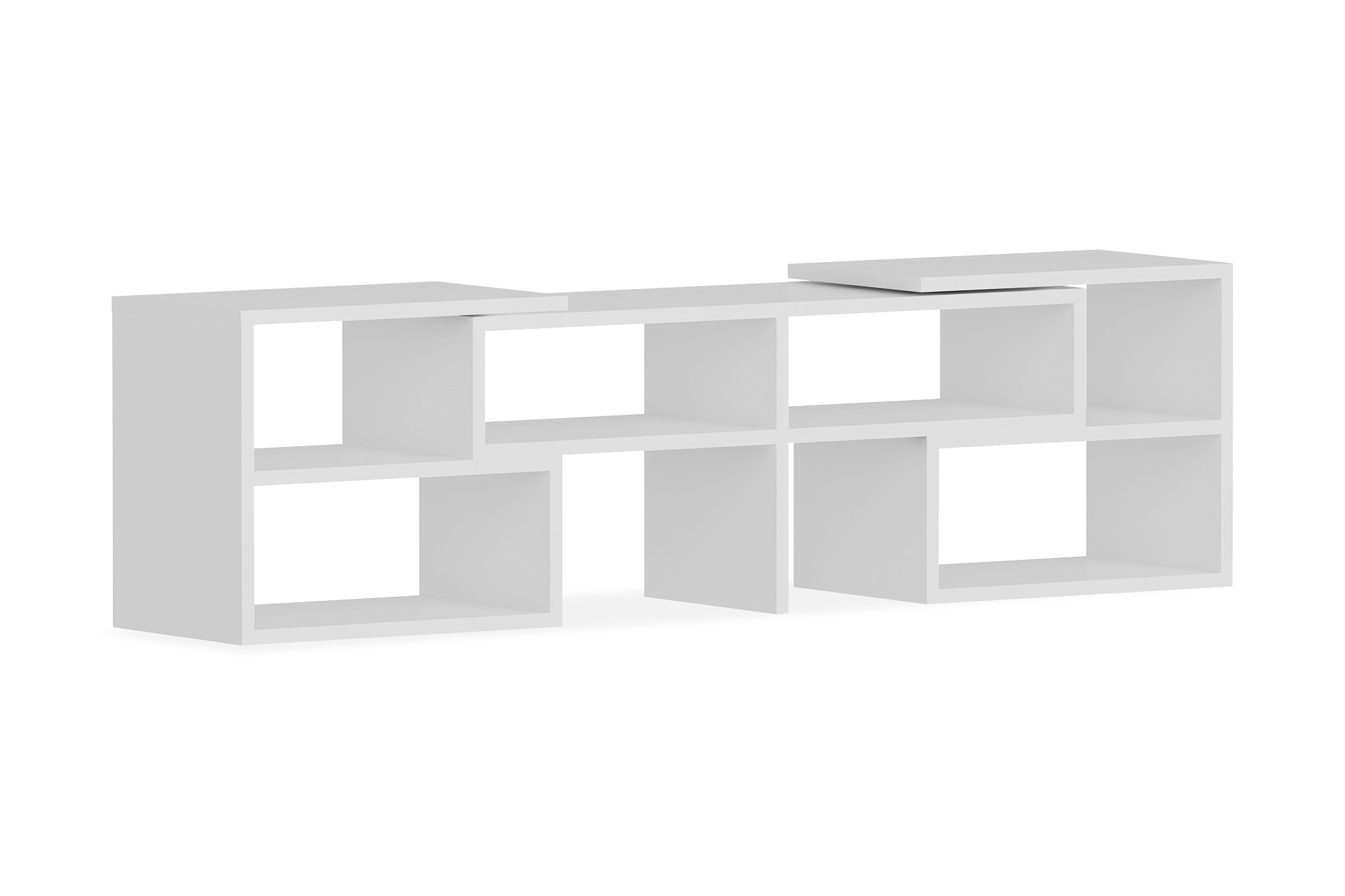 tv-bänk pangler 136 cm - vit