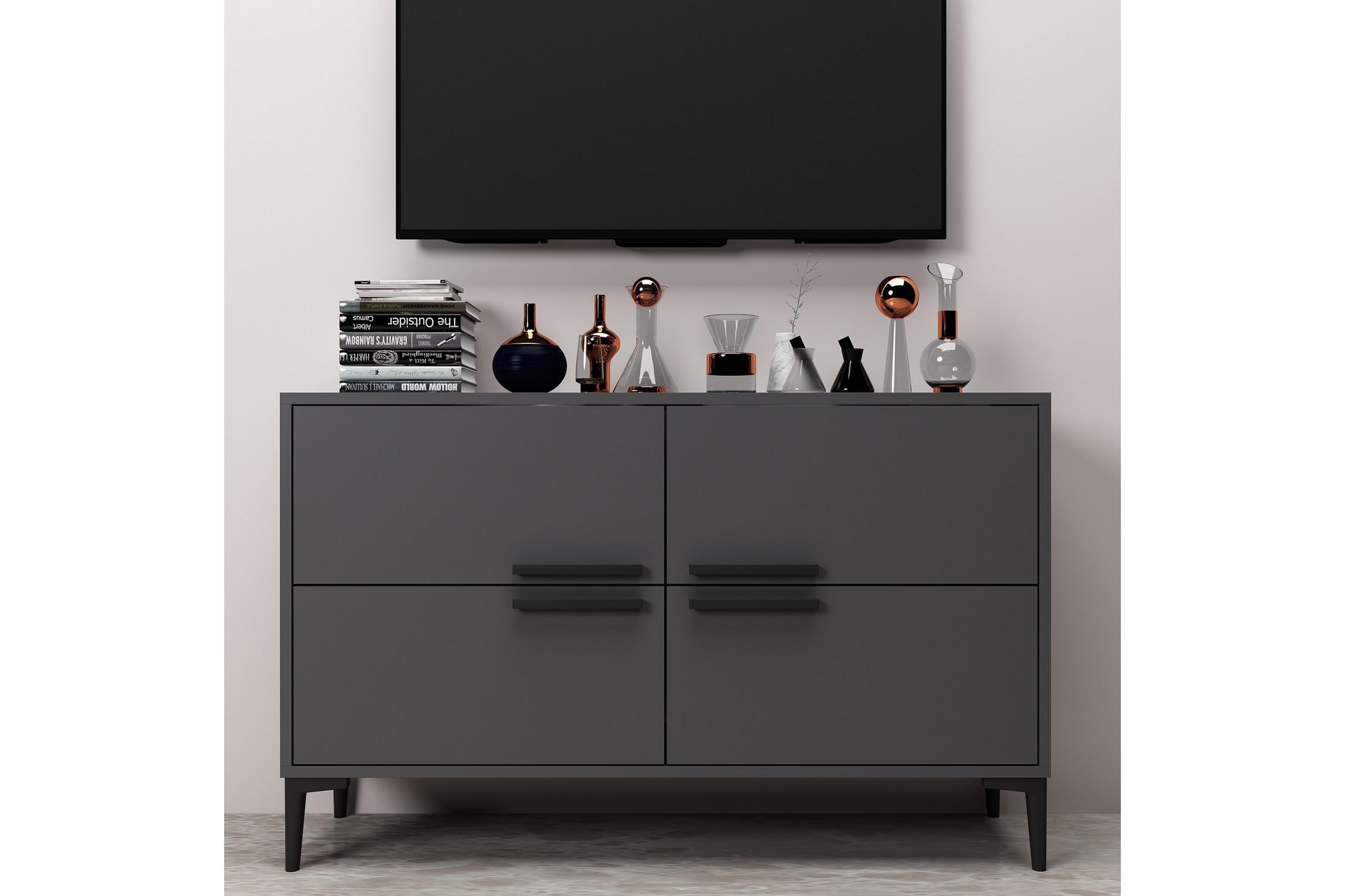 Tv-bänk Patro 120 cm Antracit