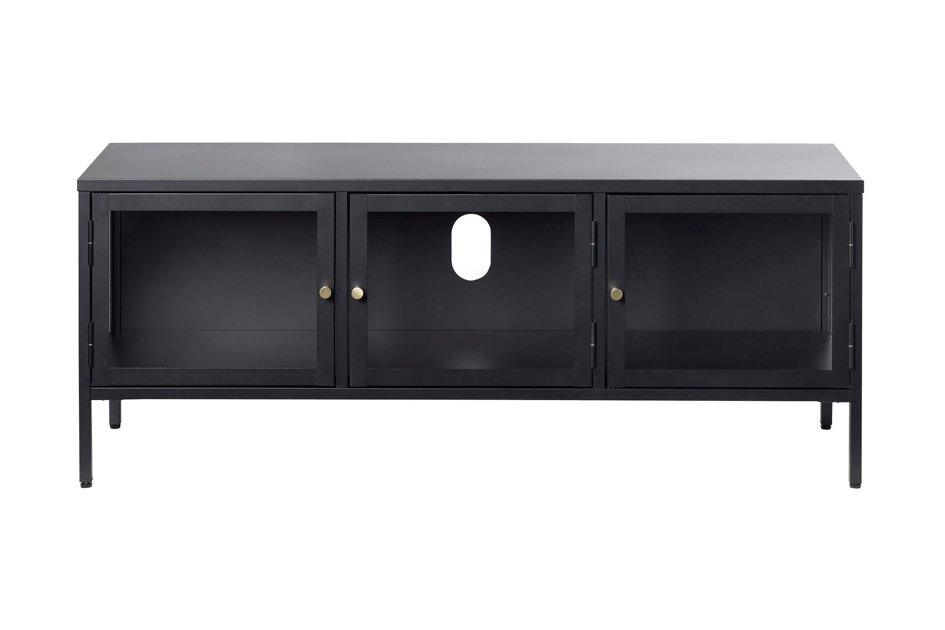 Umbri Tv-b&auml;nk 132 cm - Svart