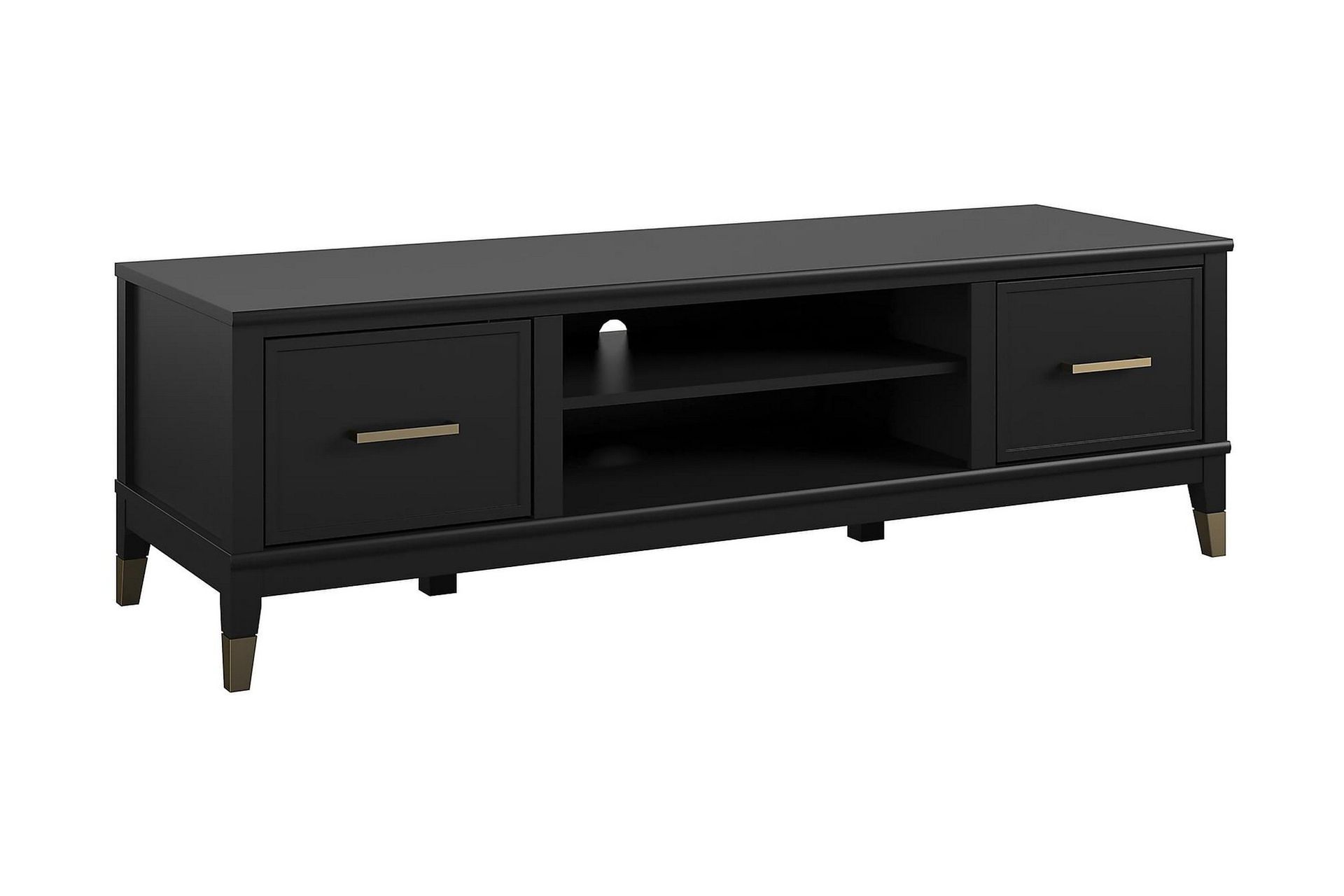 Westerleigh TV-b&auml;nk 152x50 cm Svart -