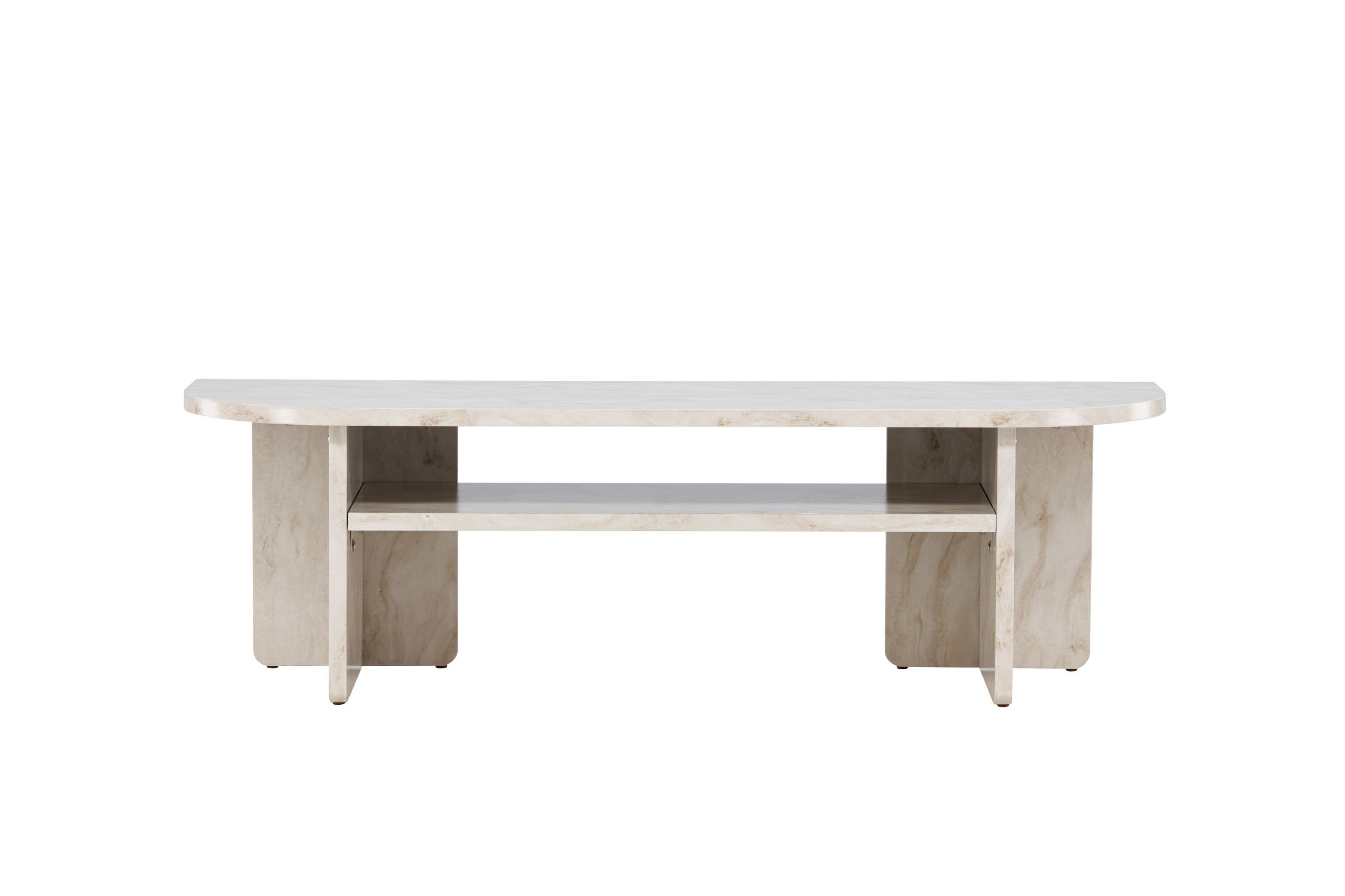 Ålesund Travertin Tv-bänk 140x40 cm Beige