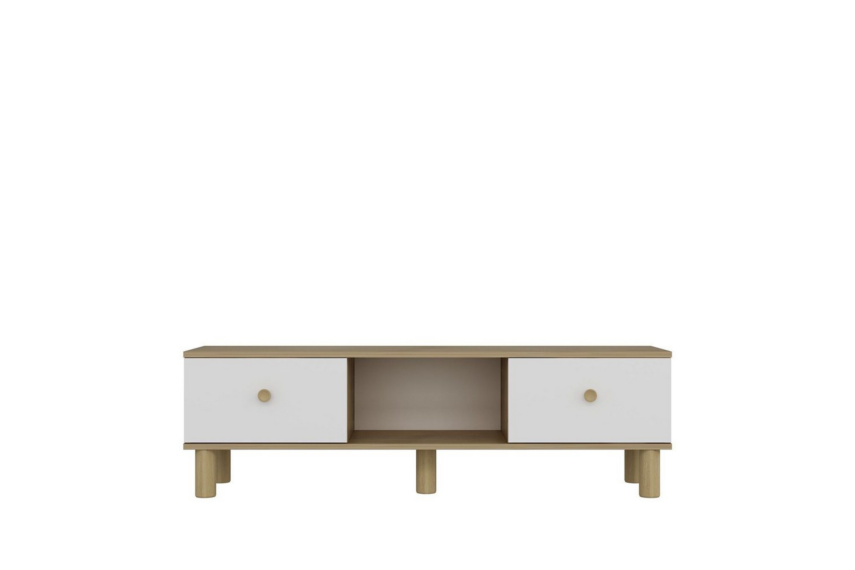 tv-bänk mono annan sudamalek / vit - sudamalek / vit