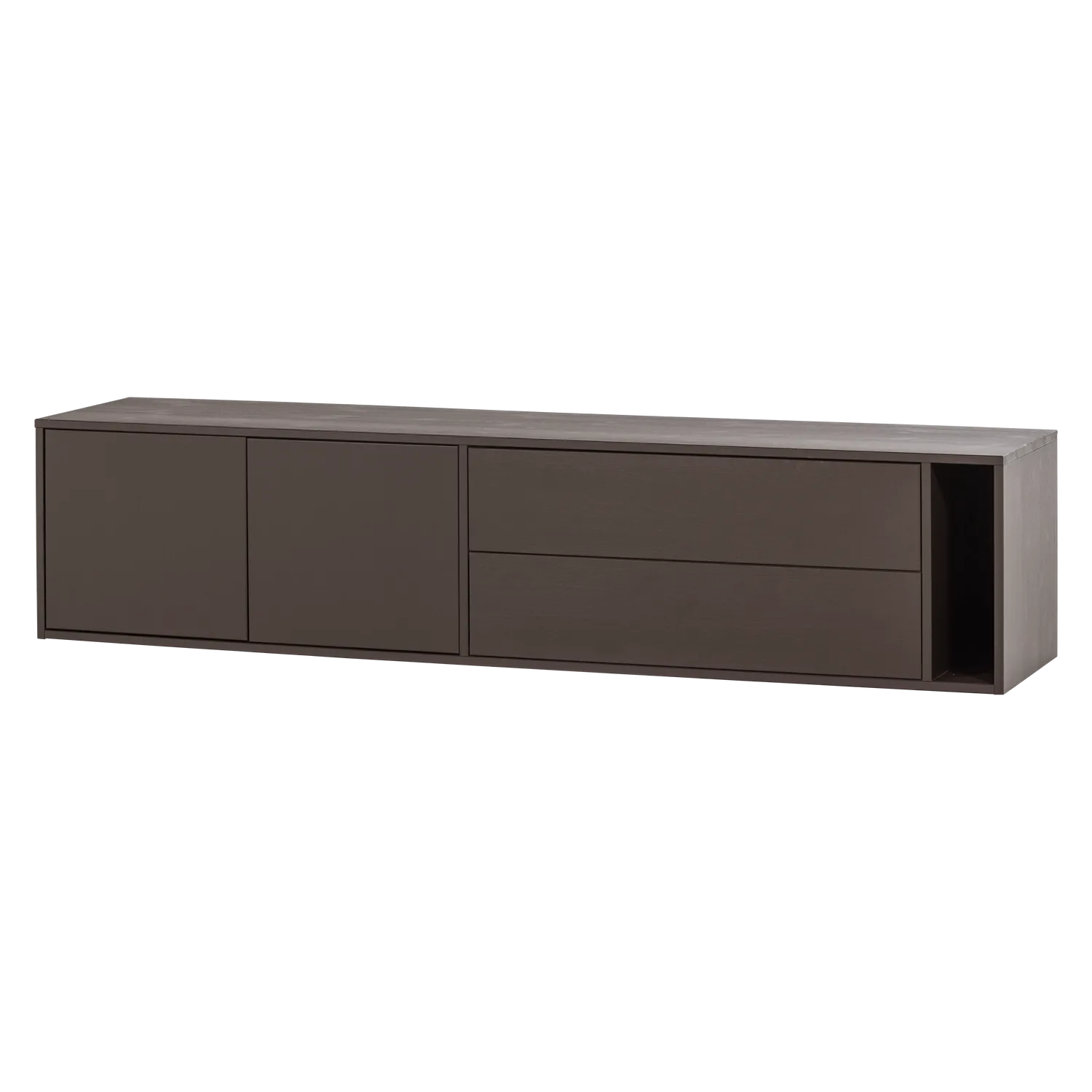 Tv-b&auml;nk Settle 200 cm - Mellanbrun