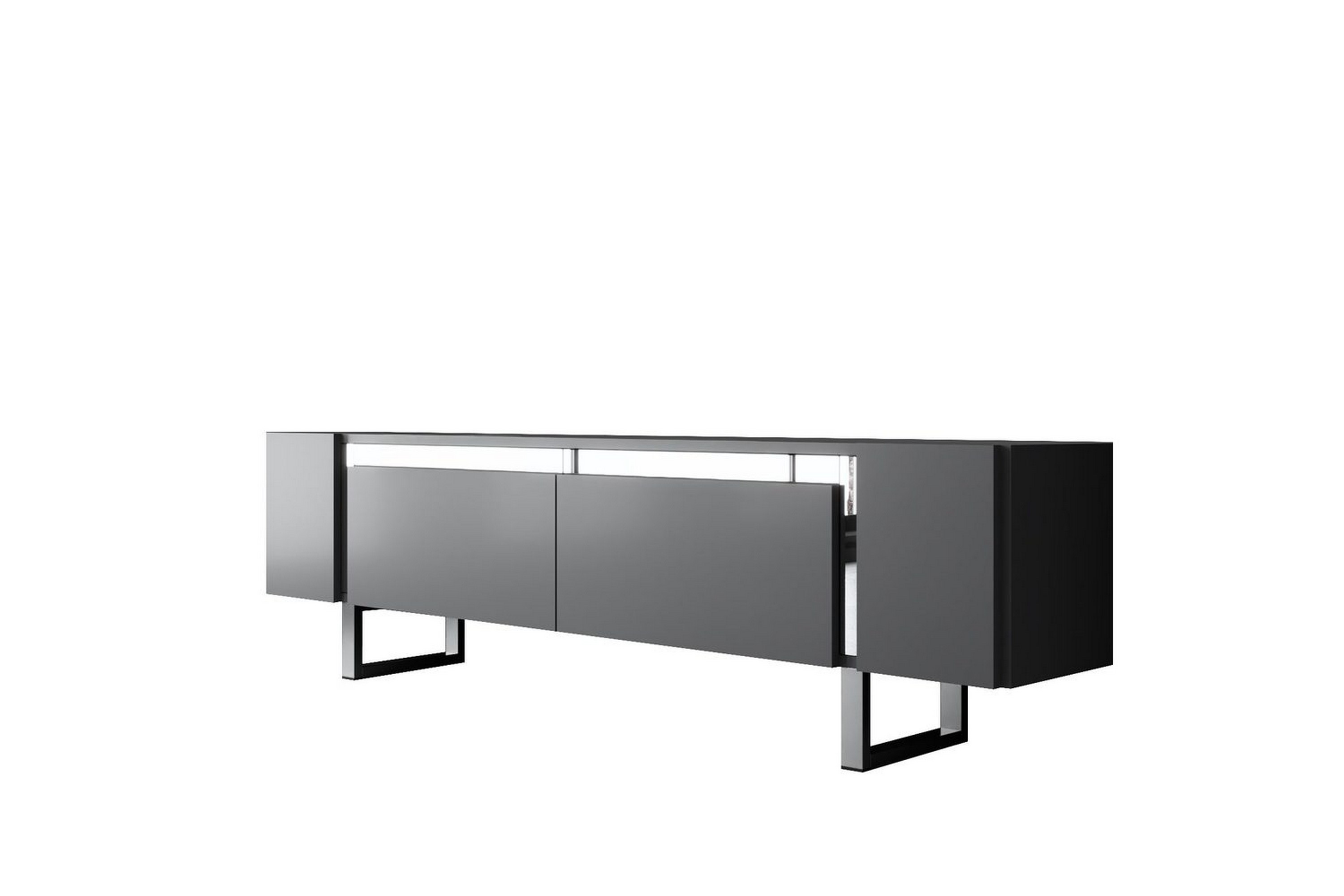 tv-bänk sozi antracit / argentu - antracit / argentu