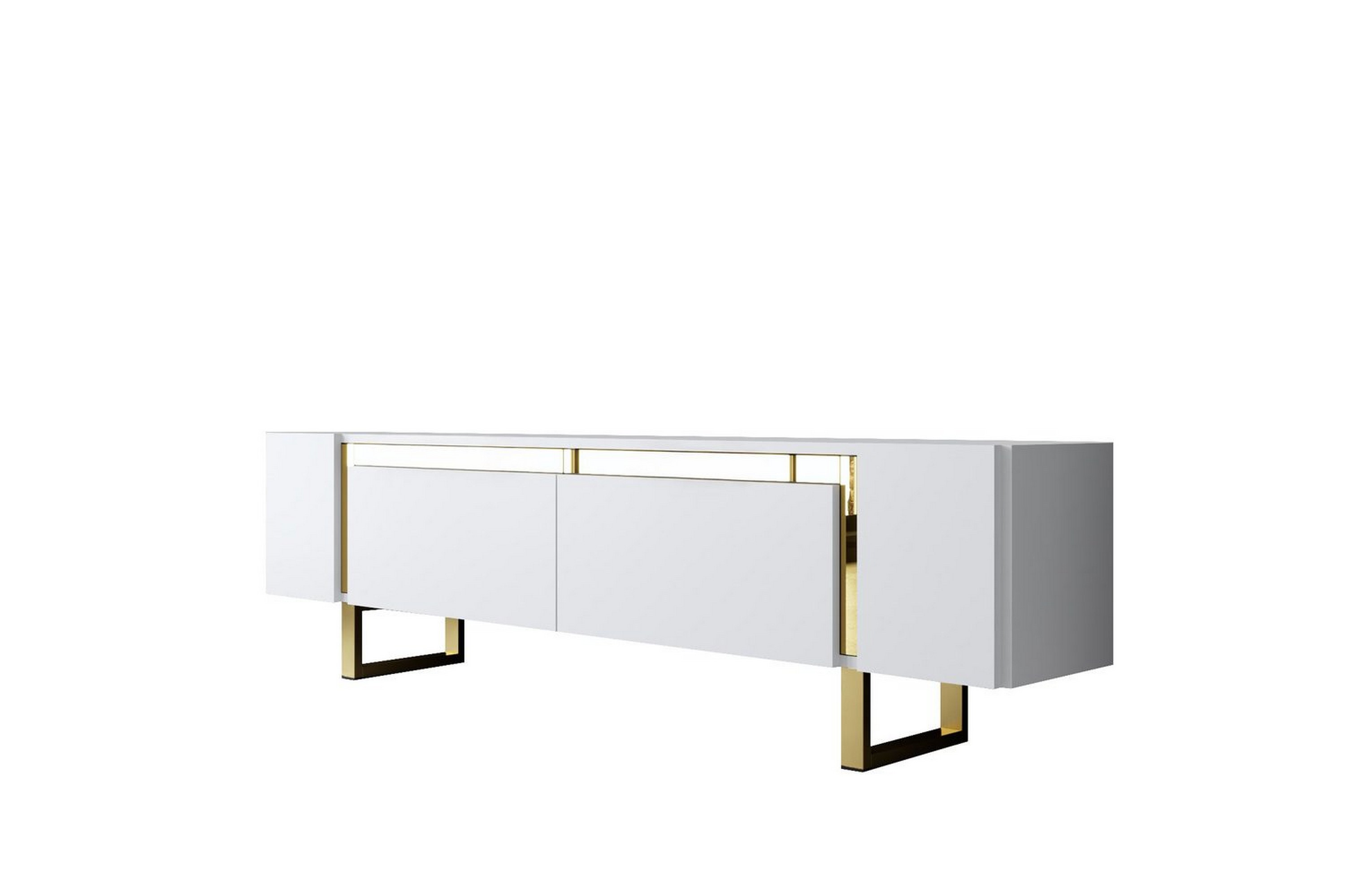 tv-bänk sozi vit / rany - vit / rany