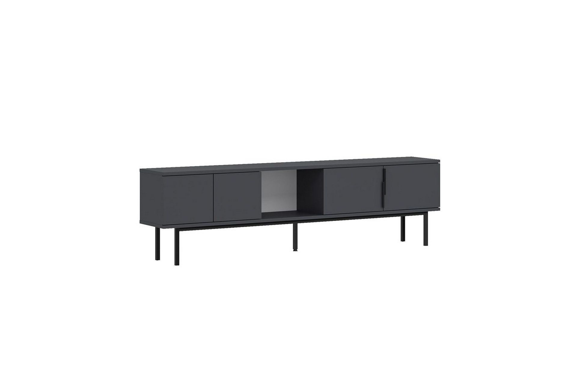 TV-b&auml;nk Zeiran Antracit - Antracit