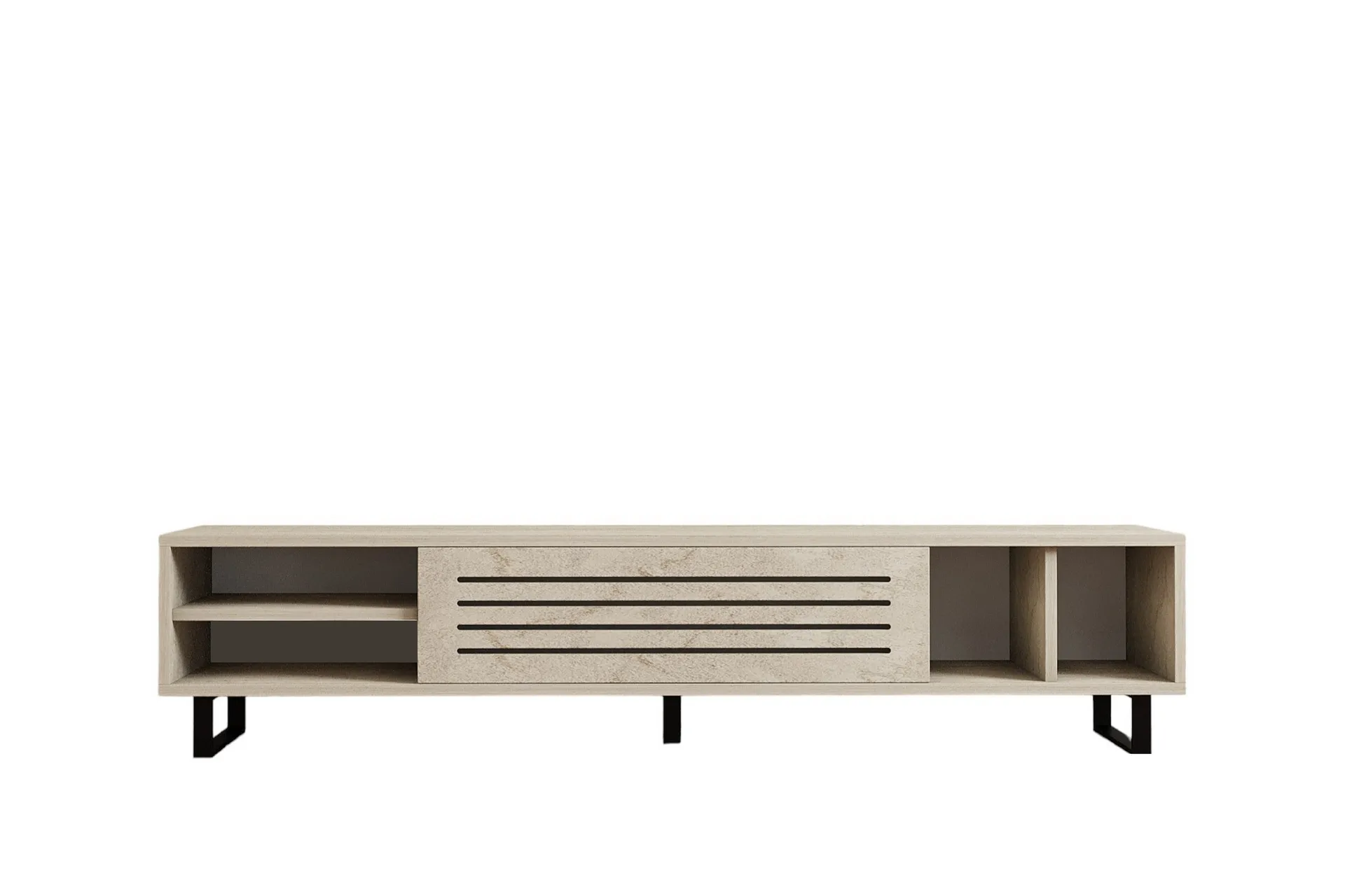 tv-bänk paqus 160 cm - beige